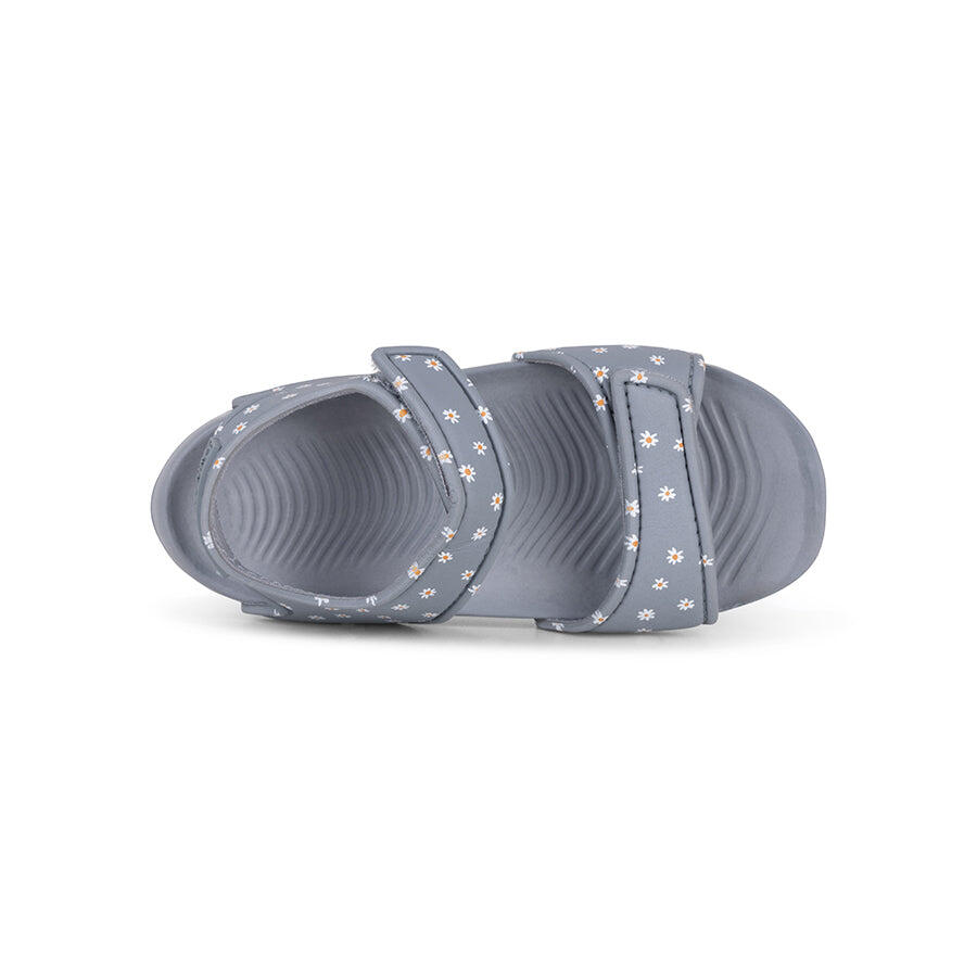 Swim Essentials Sandals - Blue - Daisy Flower 3/4