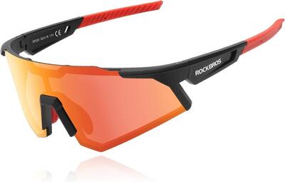 Occhiali da bici polarizzati HD. montatura TR90