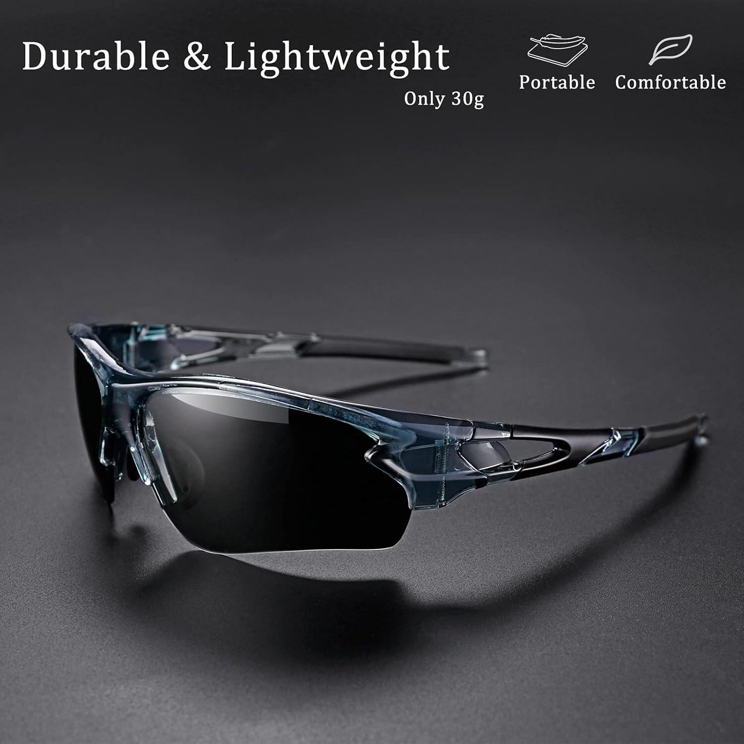 Ultraleichte
transparente PC-Sonnenbrille mit Anti-UV400 6/7