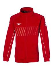 FORCE XV SWEAT DEMI ZIP DE RUGBY ACTION Rouge