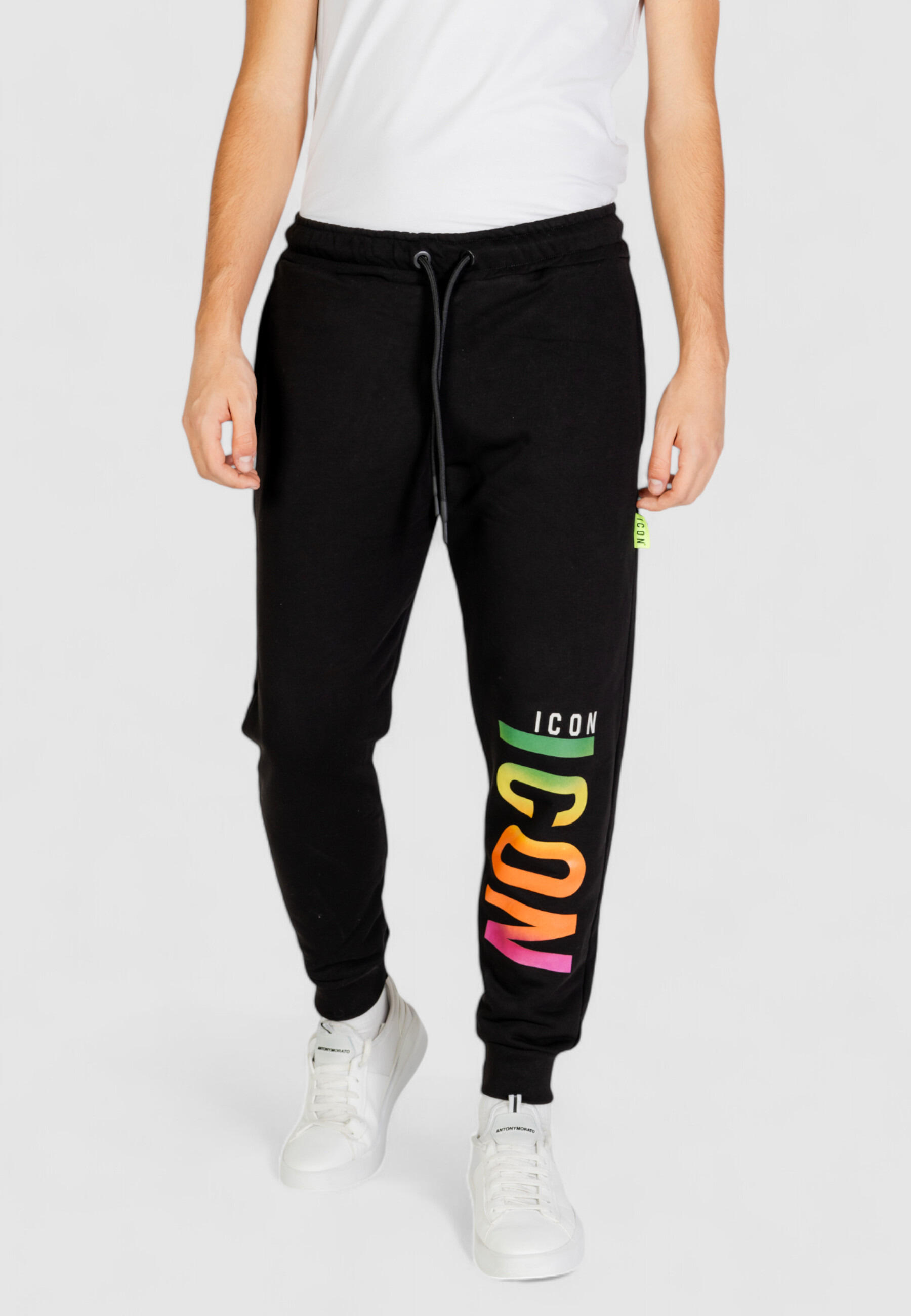 ICON Pantaloni Uomo JOGGER Nero