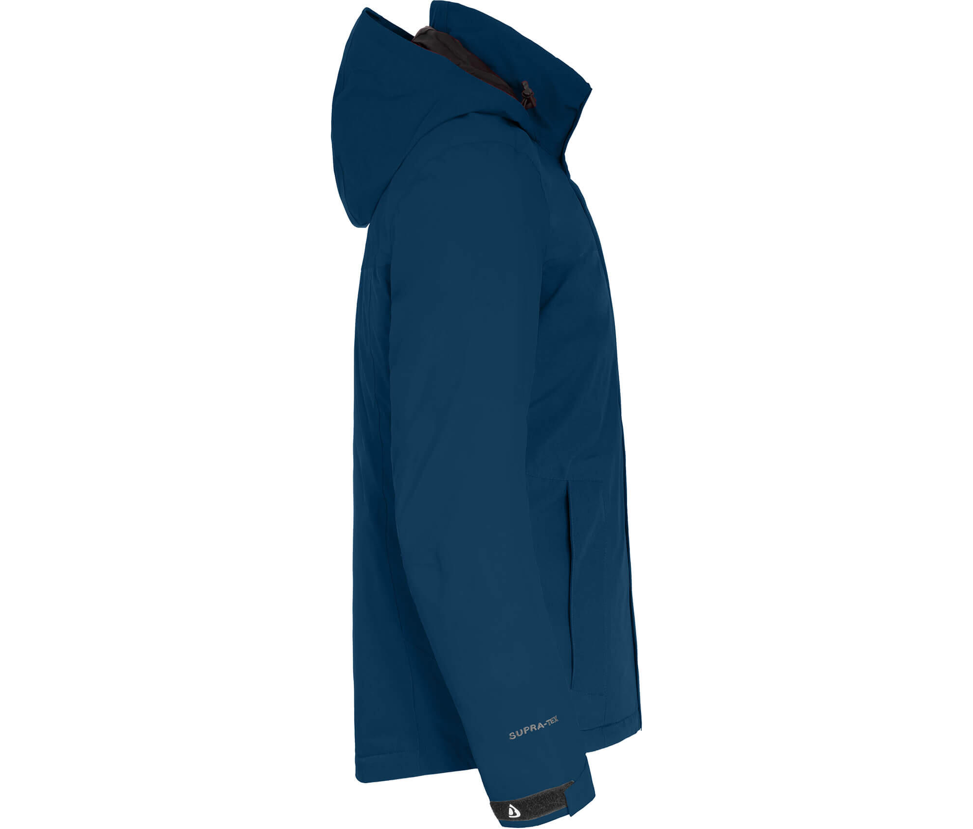 Winter-Regenjacke warm wattiert, 20000 mm Wassersäule, Innen Steppung Blau 3/6