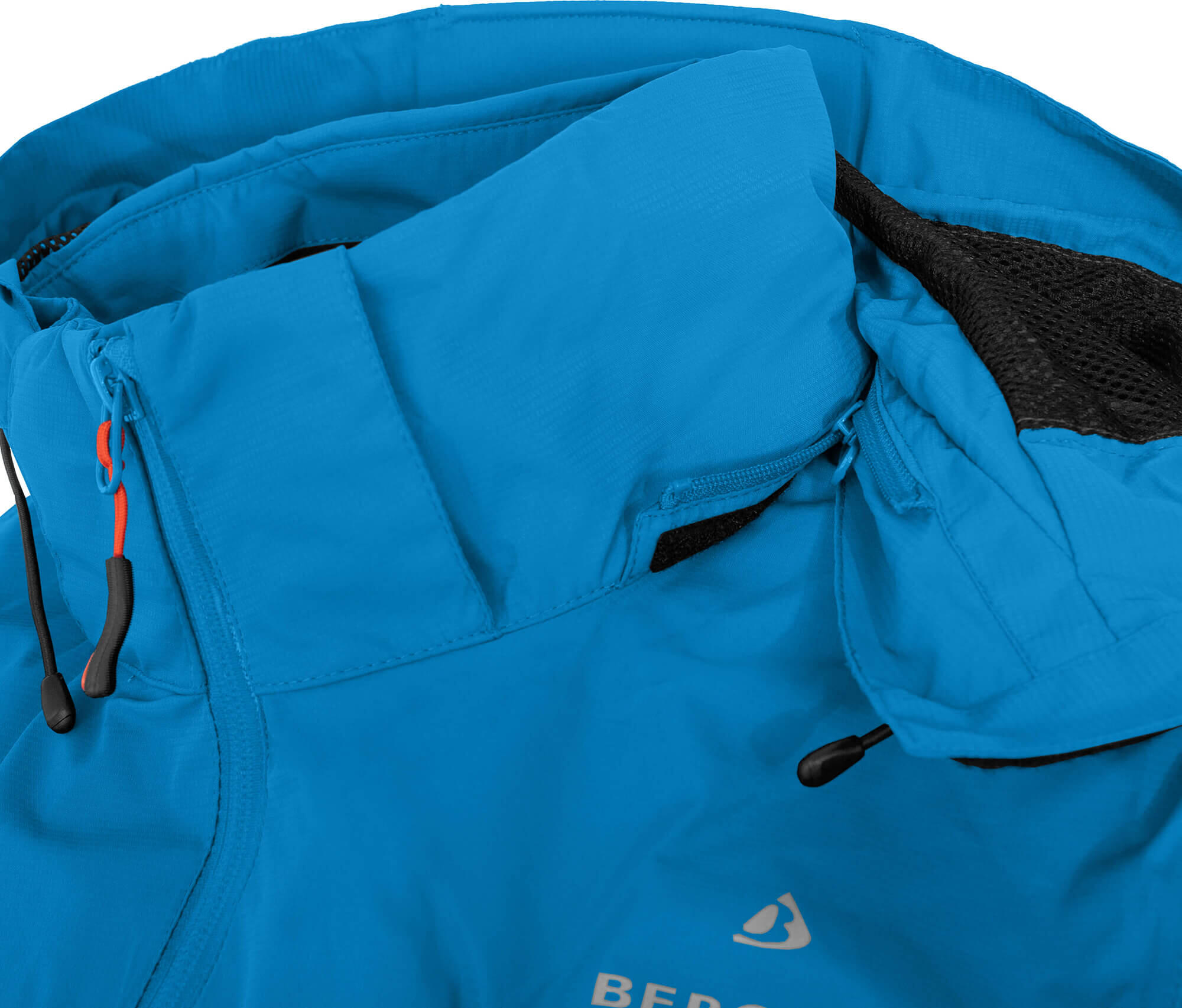 Rad-Regenjacke Netzfutter, 12000 mm Wassersäule Blau 6/6