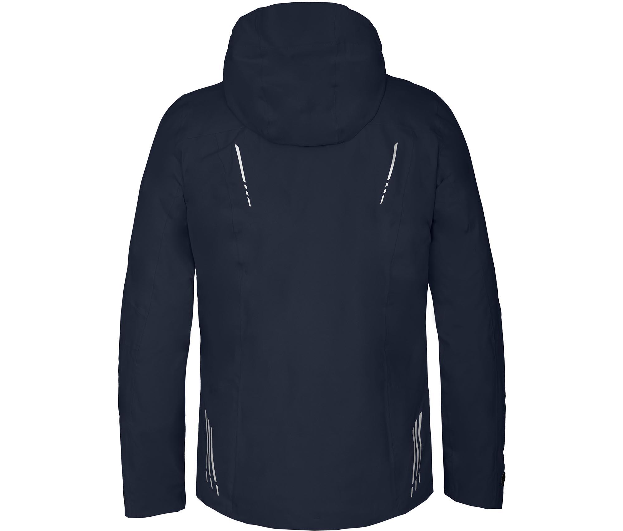 Regenjacke leicht wattiert, recycelt, 20000 mm Wassersäule Blau 4/7