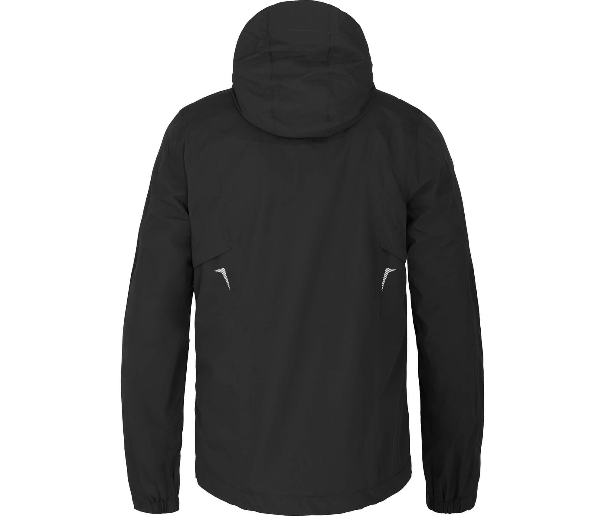 Rad-Regenjacke Netzfutter, 12000 mm Wassersäule Schwarz 3/5
