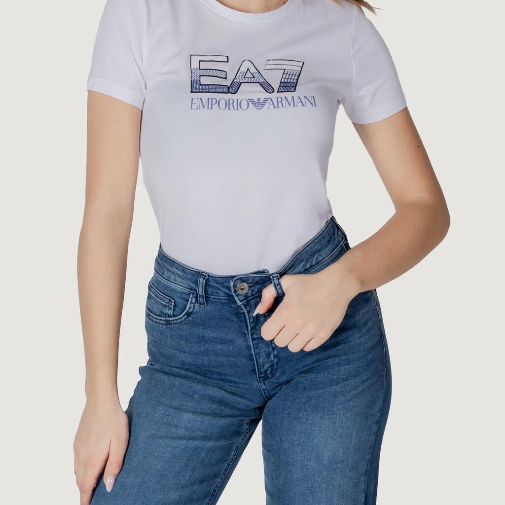crop top t-shirt  WHITE