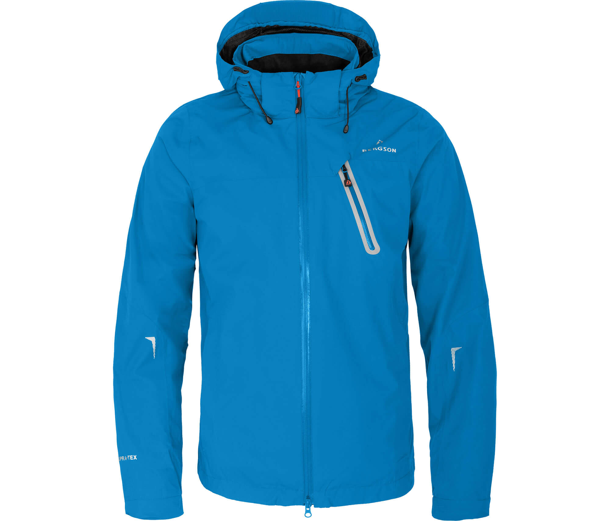 Rad-Regenjacke Netzfutter, 12000 mm Wassersäule Blau 2/6