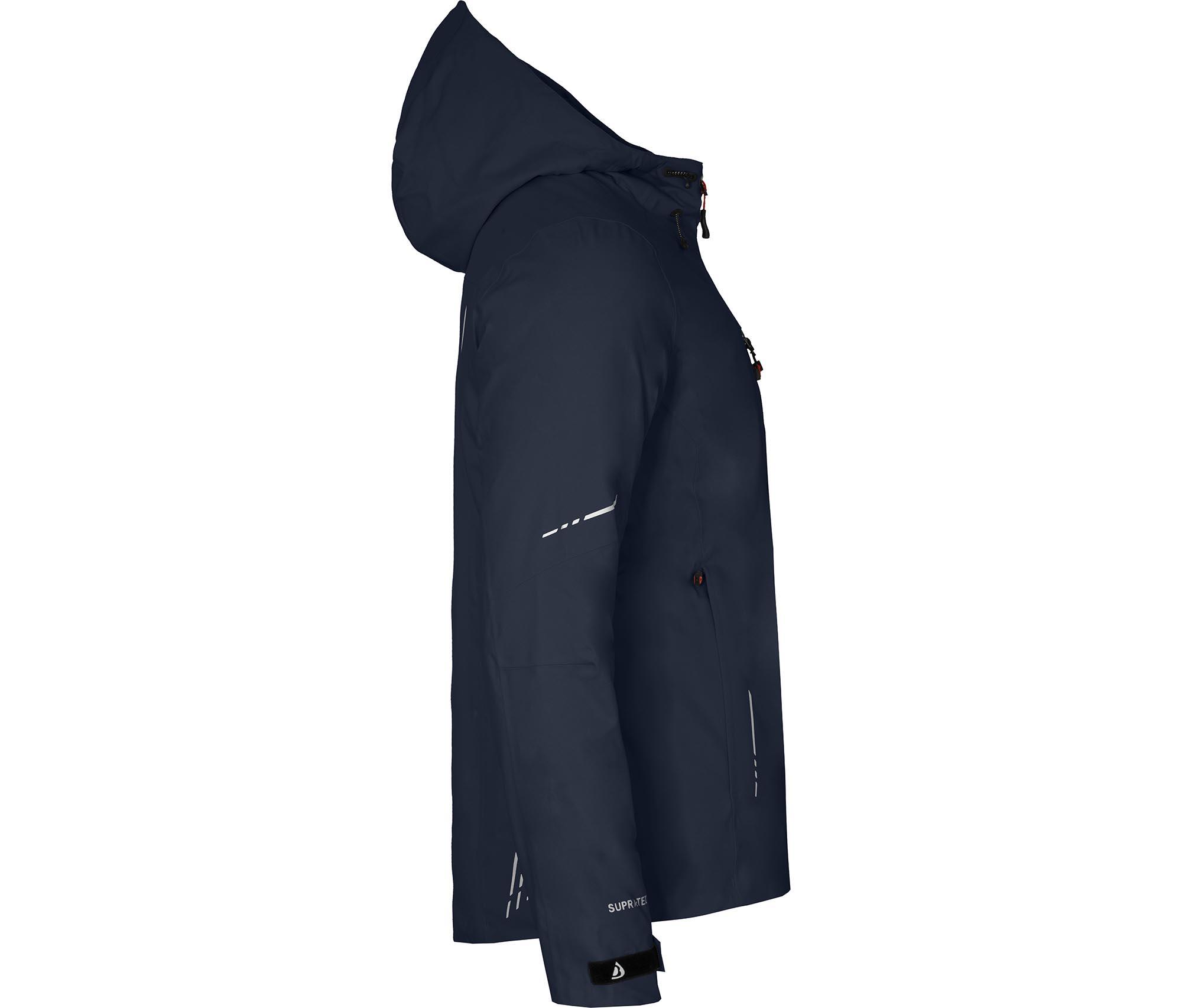 Regenjacke leicht wattiert, recycelt, 20000 mm Wassersäule Blau 3/7