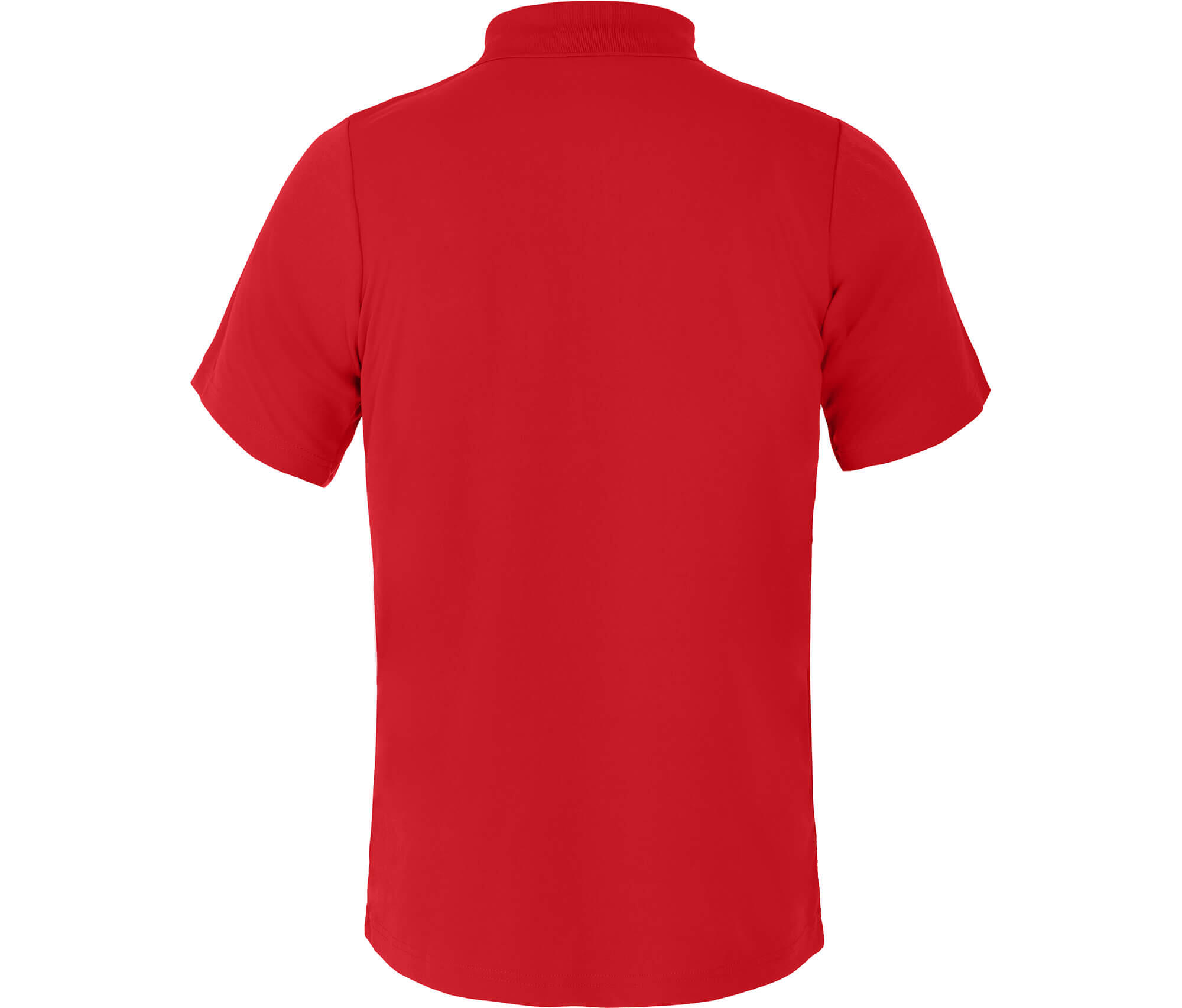 Polo-Shirt Knopfleiste, schnelltrocknend, Pique rot 3/3