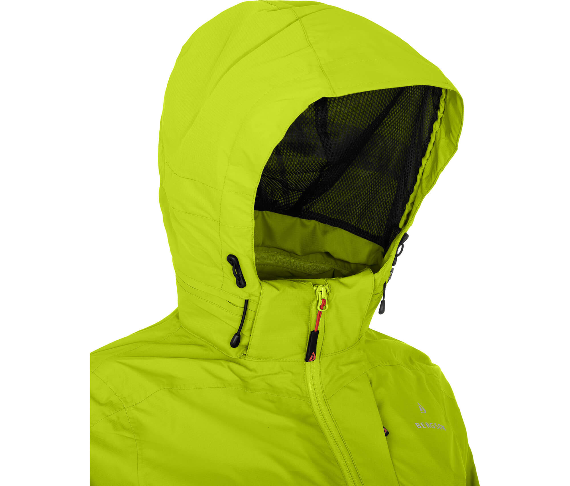 Rad-Regenjacke Netzfutter, 12000 mm Wassersäule Grün 7/7