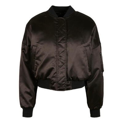 Dames bomber urban classics oversized satin