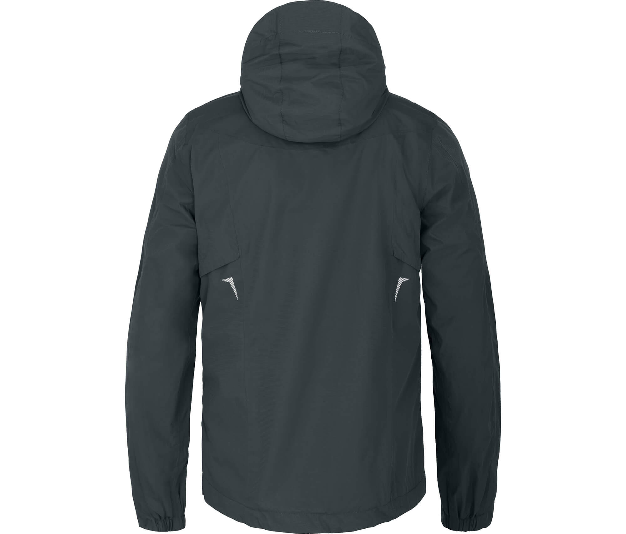 Rad-Regenjacke Netzfutter, 12000 mm Wassersäule grau 3/5