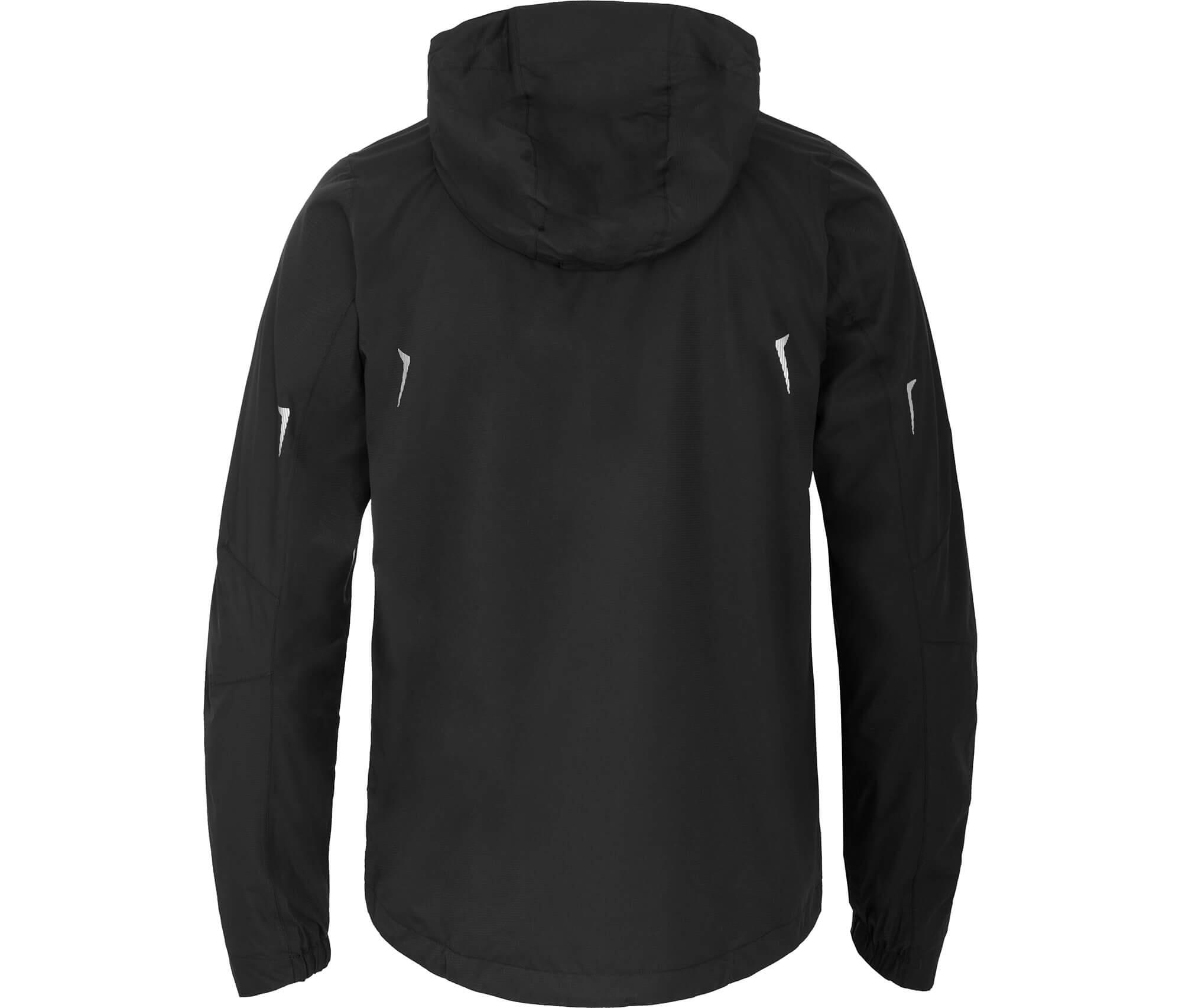 Regenjacke Netzfutter, 12000 mm Wassersäule Schwarz 4/5