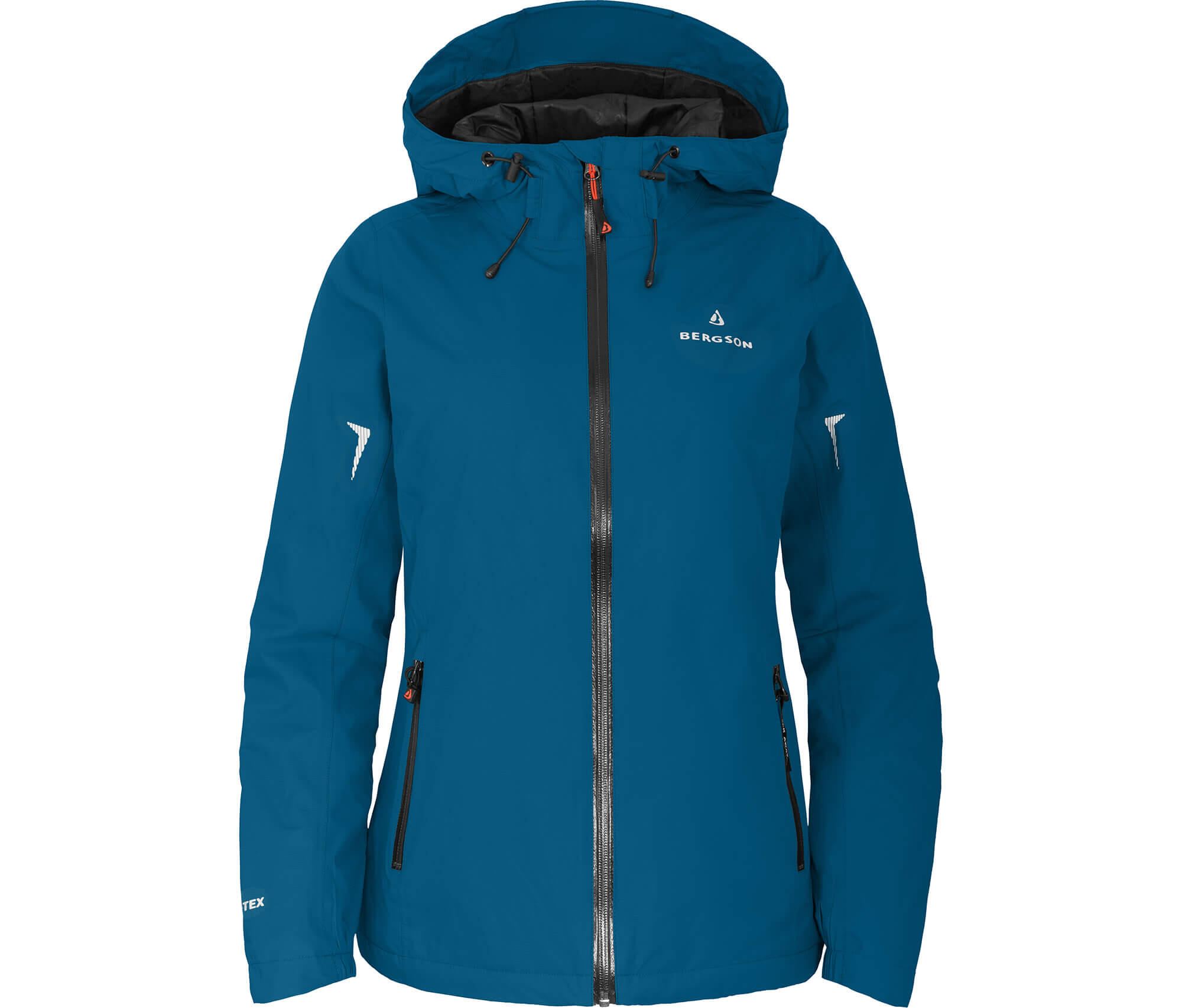 Regenjacke leicht wattiert, 12000 mm Wassersäule Blau 2/7