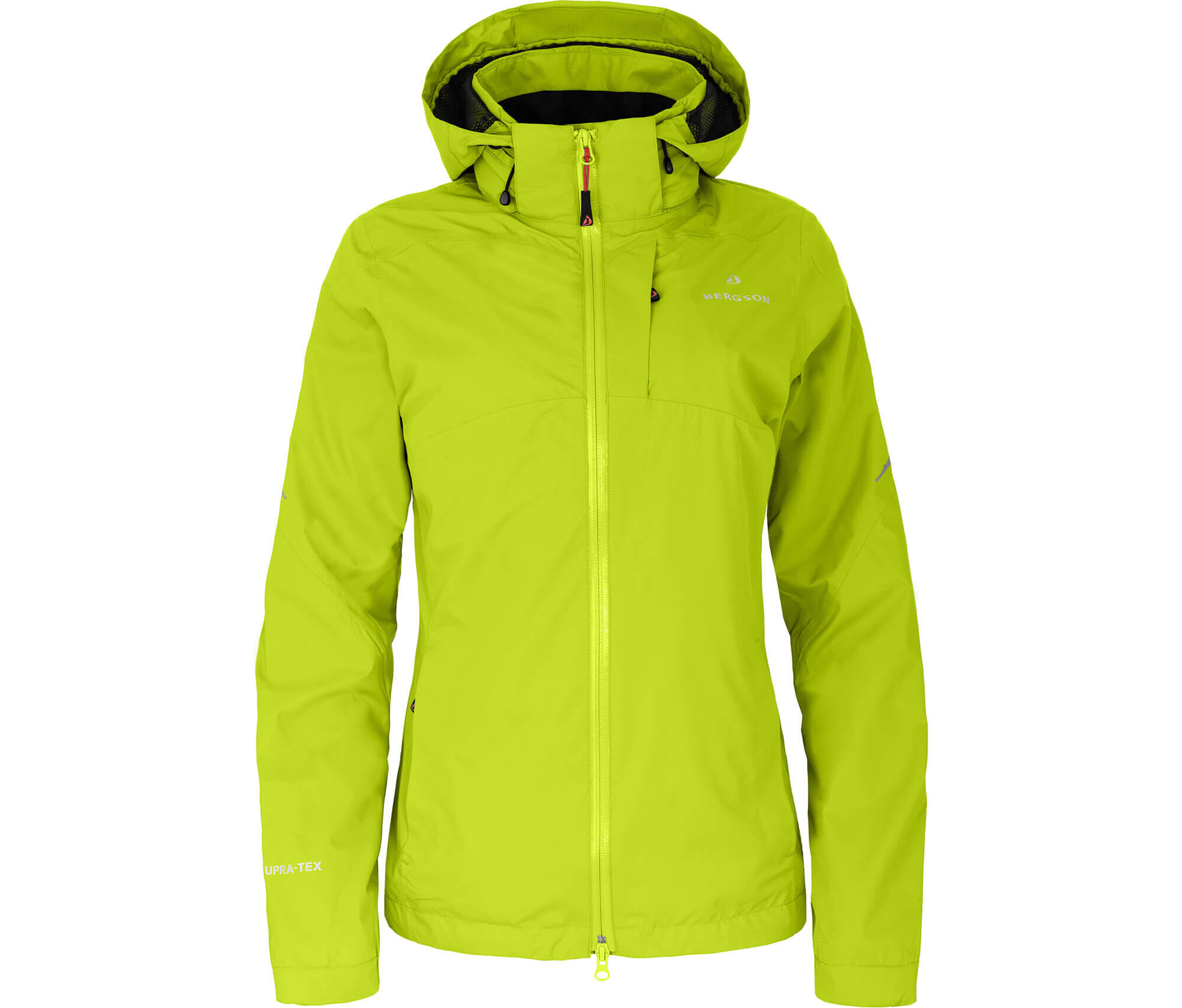 Rad-Regenjacke Netzfutter, 12000 mm Wassersäule Grün 2/7