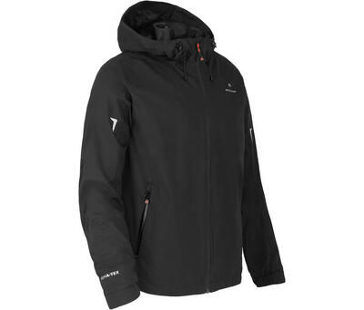 Regenjacke Netzfutter. 12000 mm Wassersäule Schwarz