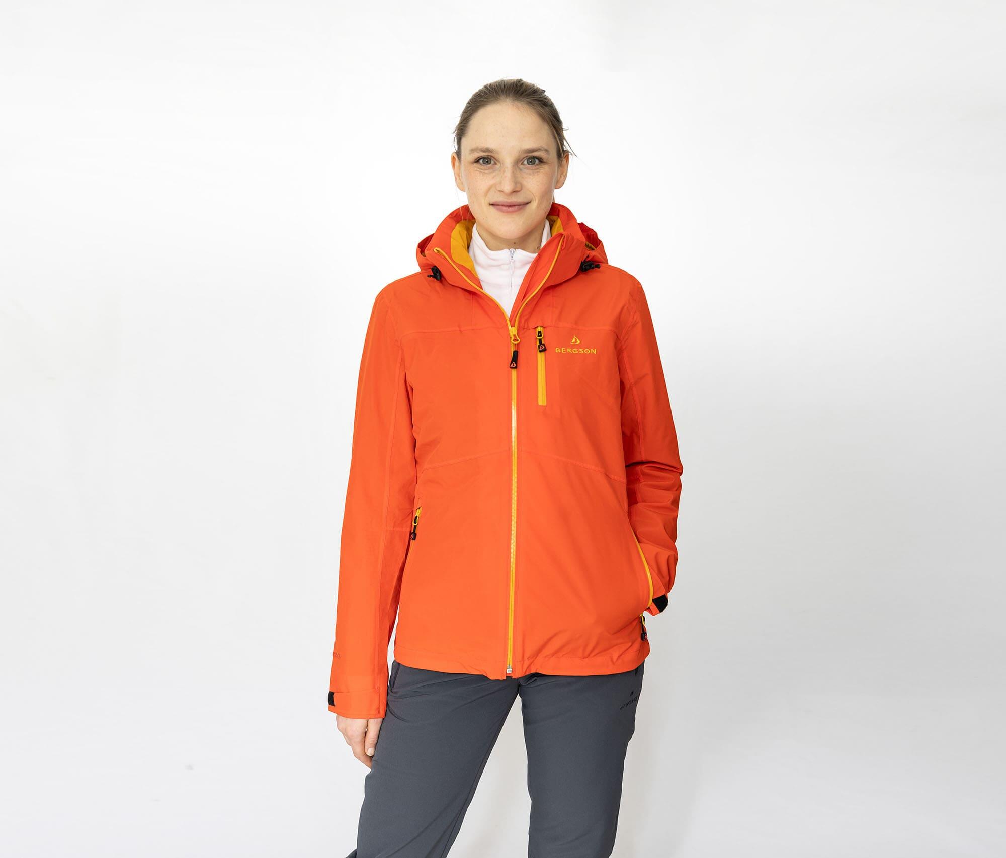 Regenjacke Netzfutter, 20000 mm Wassersäule Schwarz 6/7