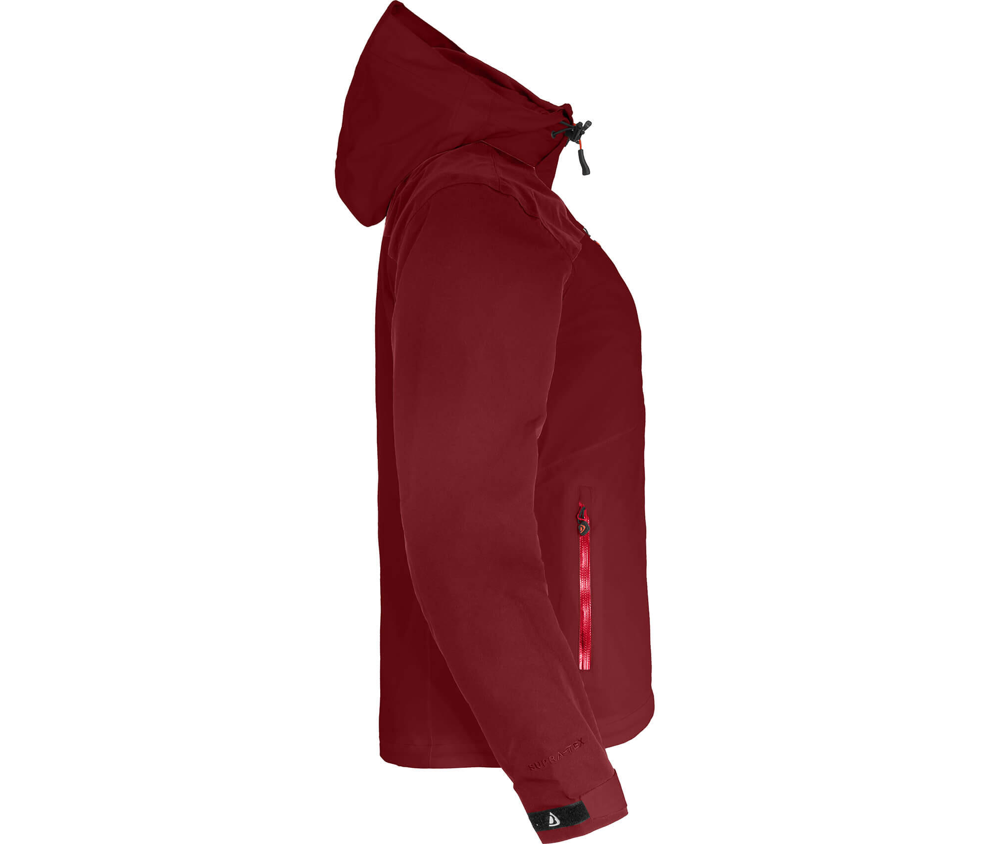 Regenjacke Netzfutter, 20000 mm Wassersäule Rot 3/7