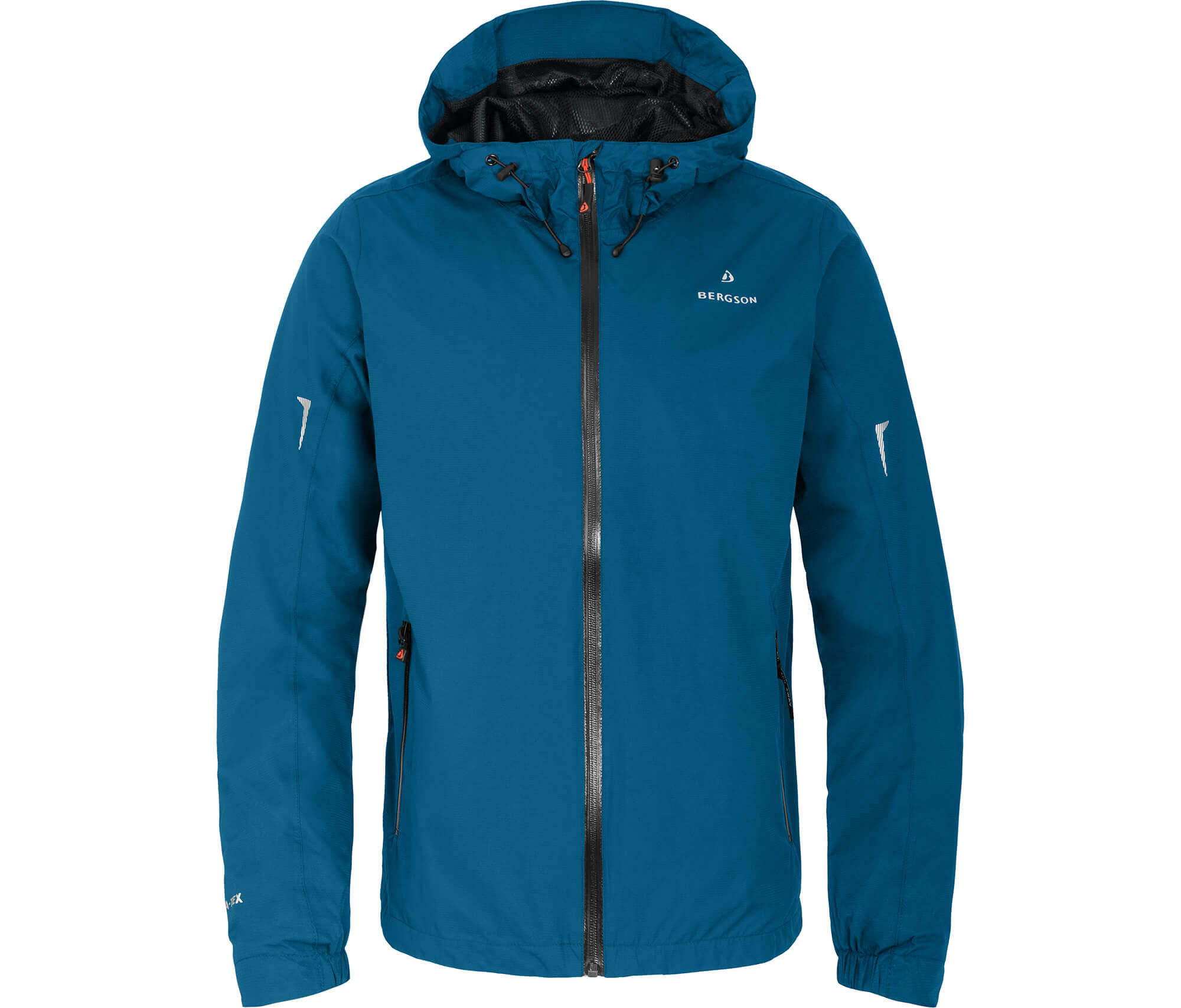 Regenjacke Netzfutter, 12000 mm Wassersäule Blau 2/5