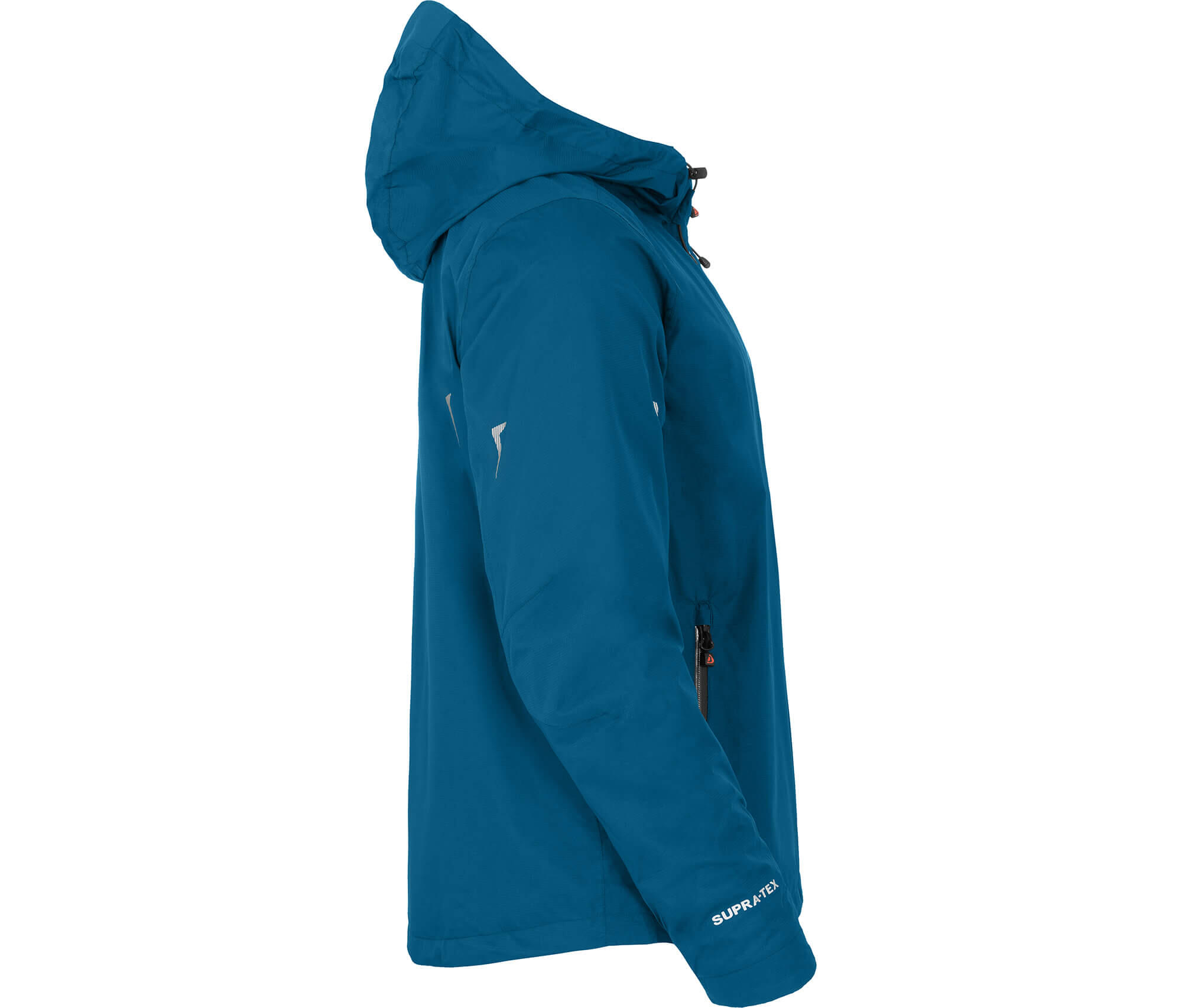 Regenjacke Netzfutter, 12000 mm Wassersäule Blau 3/5