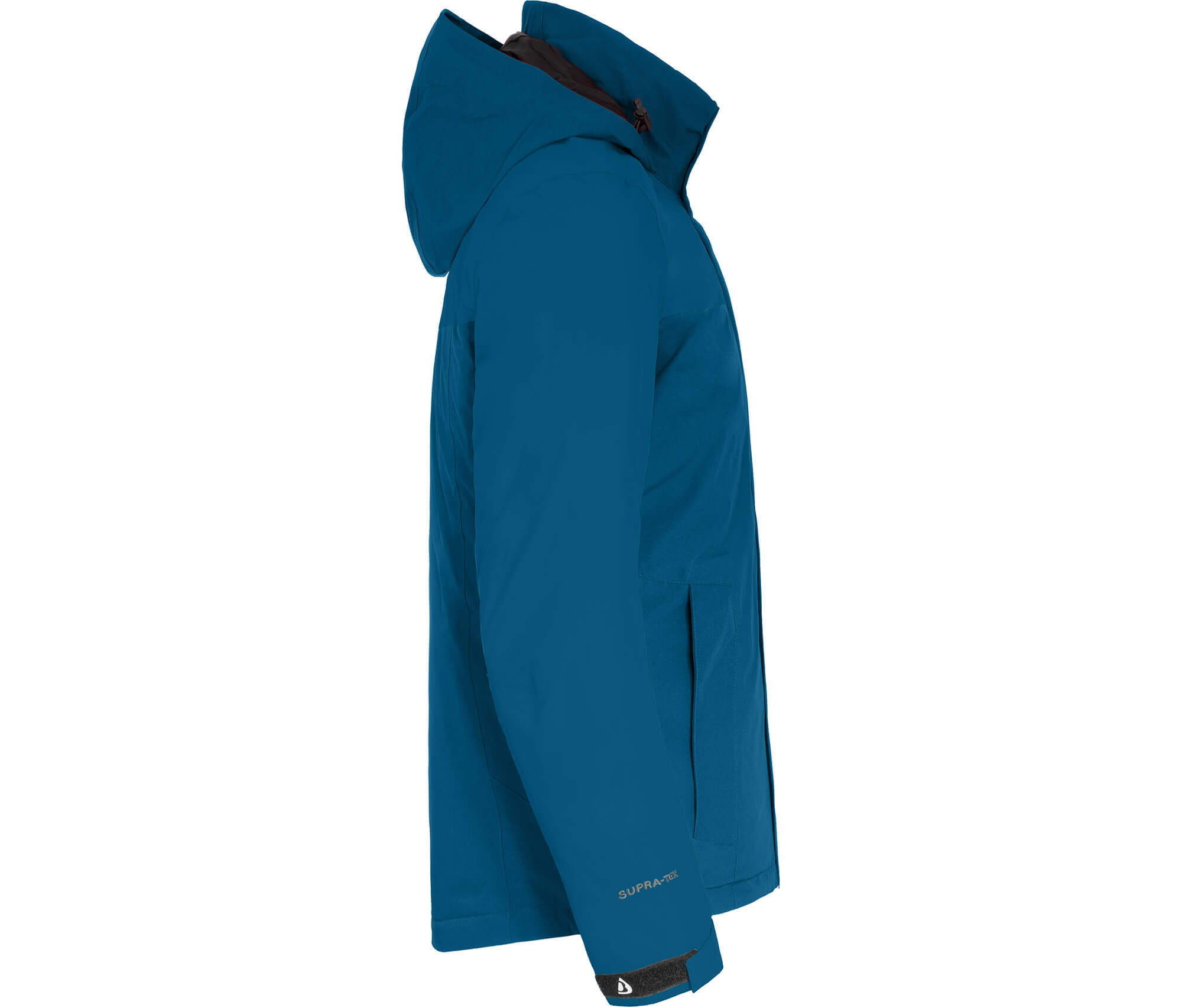Winter-Regenjacke warm wattiert, 20000 mm Wassersäule, Innen Steppung Blau 3/6