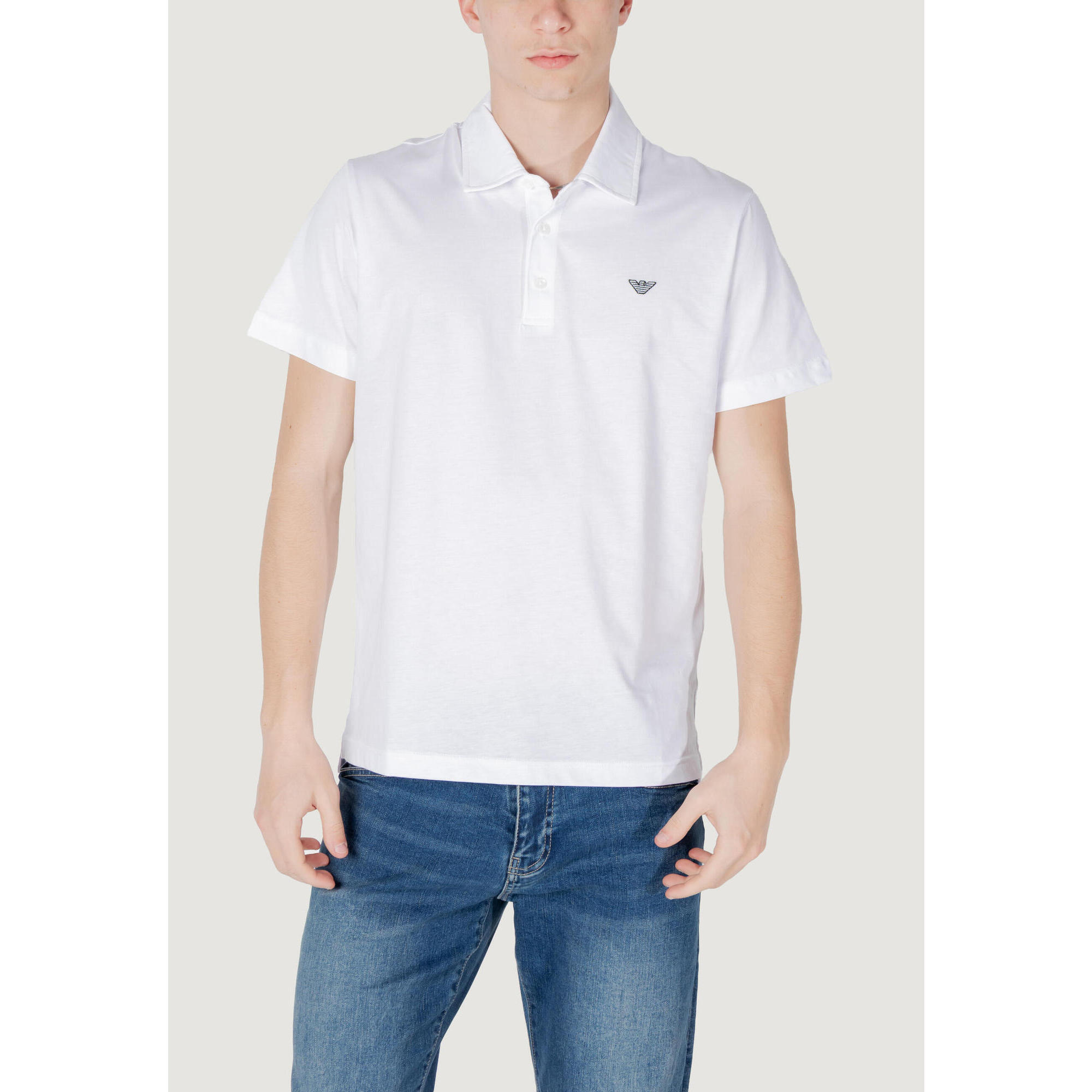 Emporio Armani Connected - Polo Manches Courtes Swimwear Homme Blanc - Polo Manches Courtes - Blanc - Decathlon
