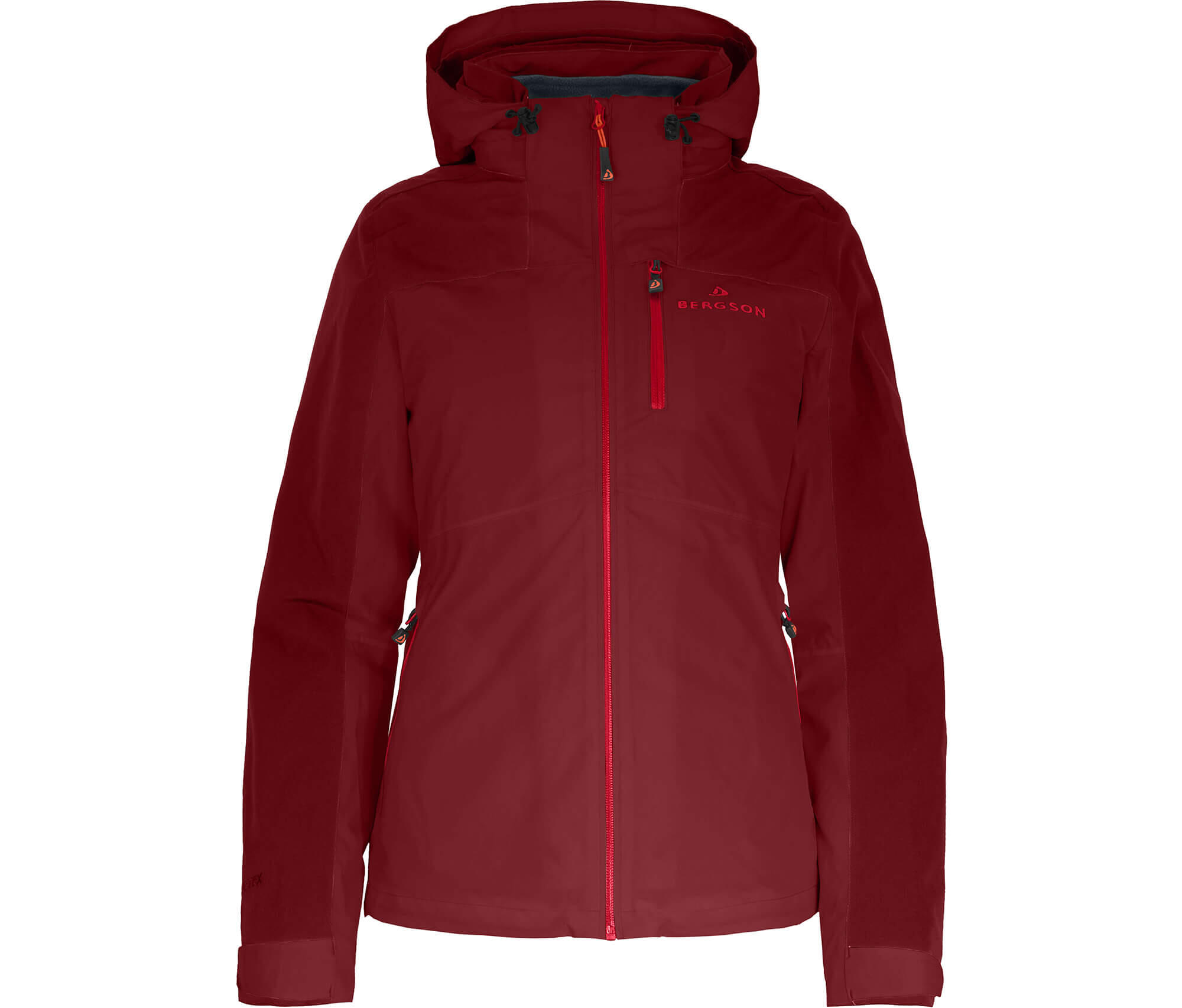 Regenjacke Netzfutter, 20000 mm Wassersäule Rot 2/7