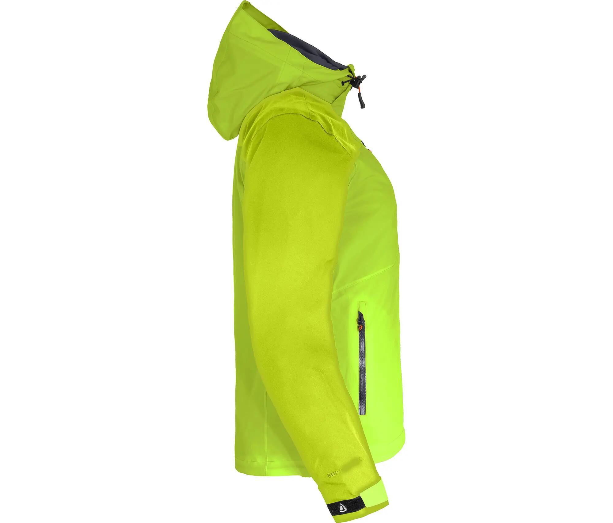 Regenjacke Netzfutter, 20000 mm Wassersäule Grün 3/7