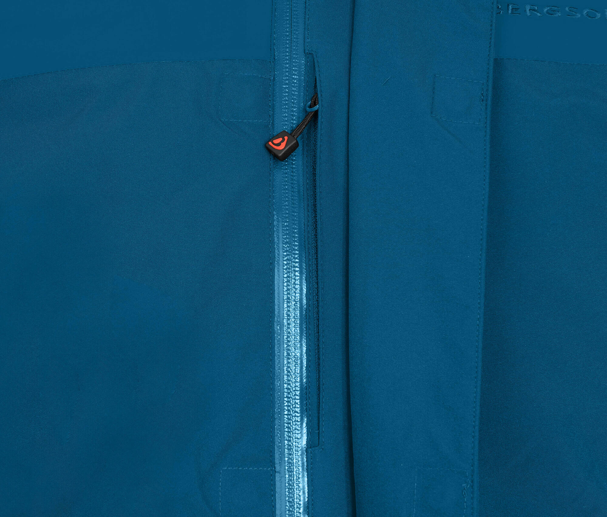 Winter-Regenjacke warm wattiert, 20000 mm Wassersäule, Innen Steppung Blau 6/6