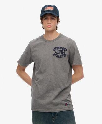 Vintage Athletisches Rundhals-T-Shirt