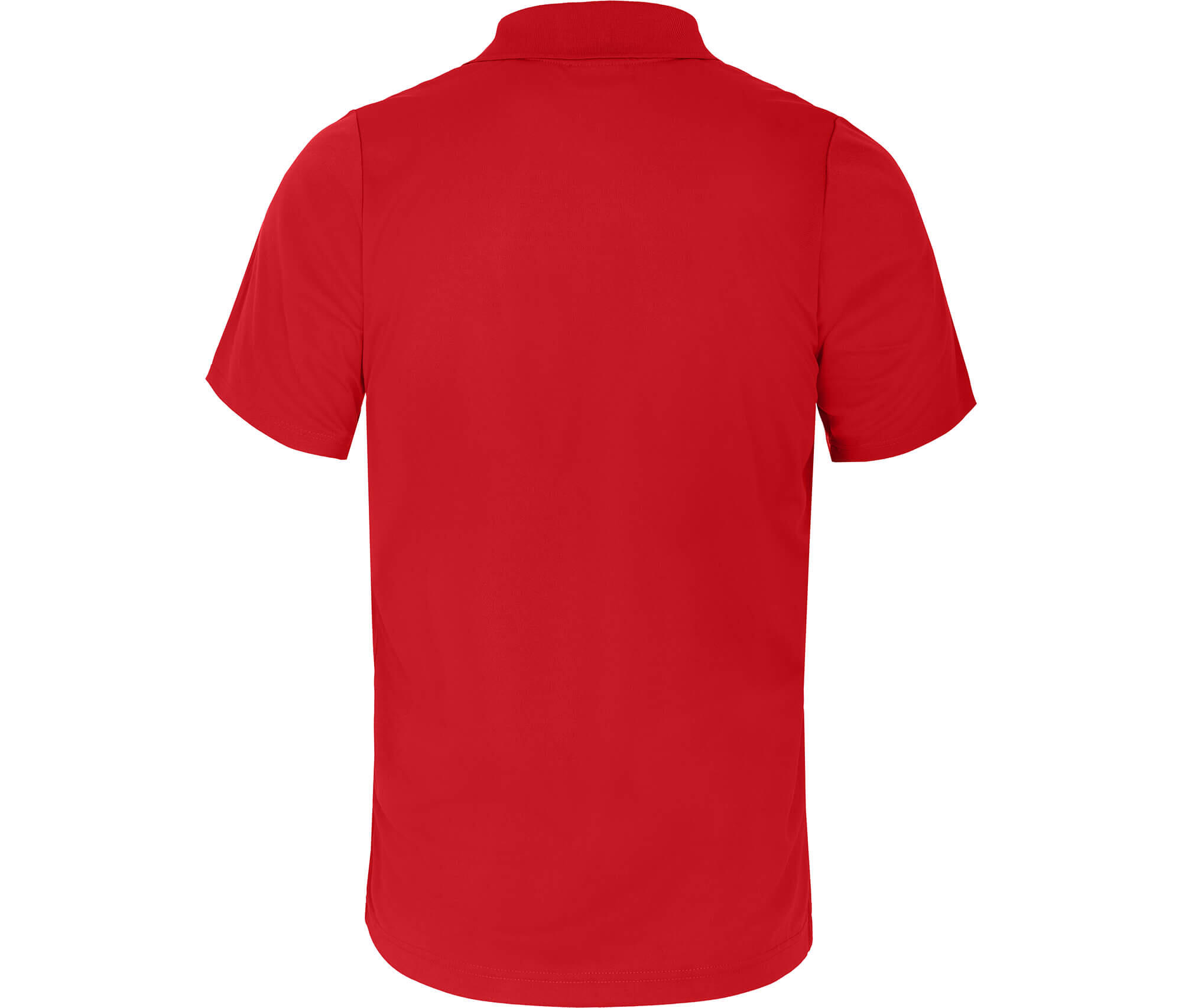 Polo-Shirt Reißverschluss, schnelltrocknend, Pique rot 3/3