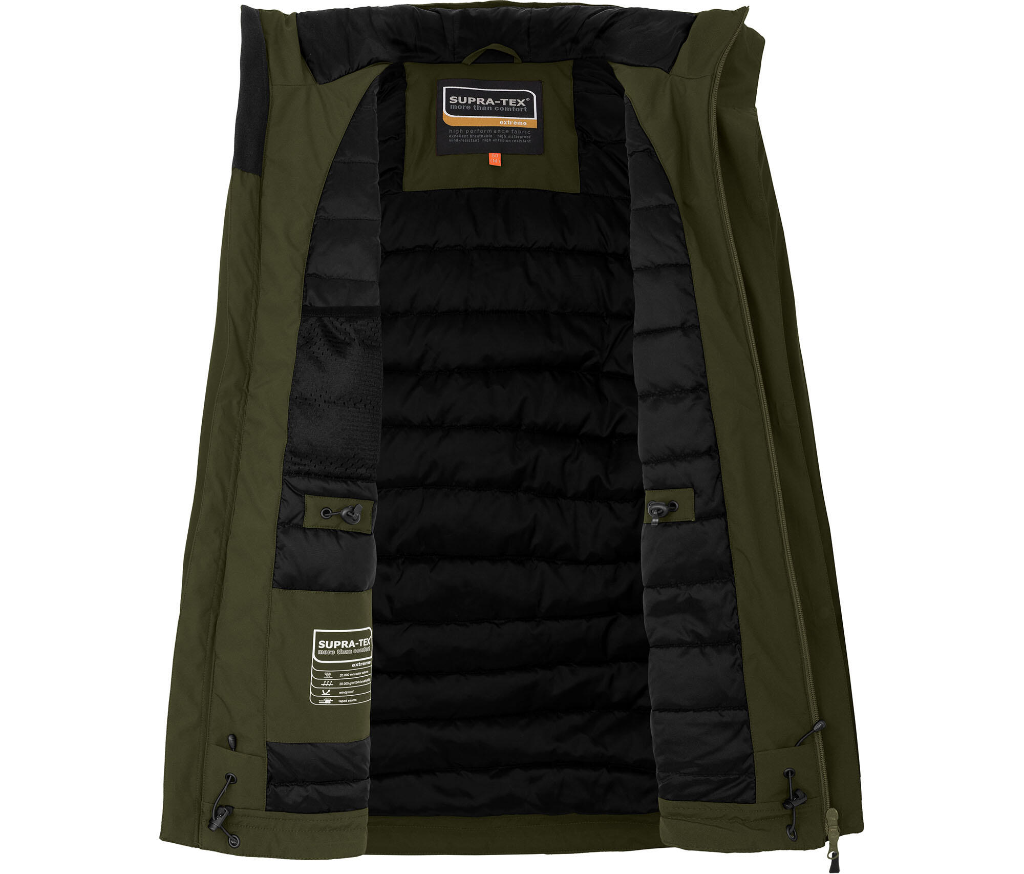 Winter-Parka warm wattiert, 20000 mm Wassersäule, Innen Steppung gün 4/5