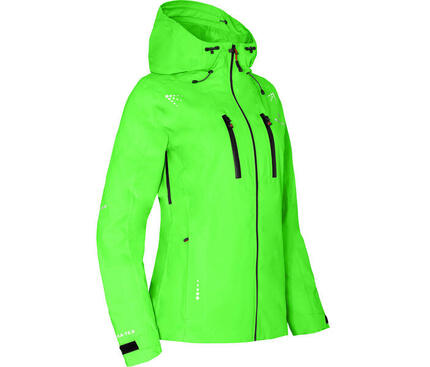 Regenjacke recycelt, Netzfutter, 20000 mm Wassersäule Schwarz