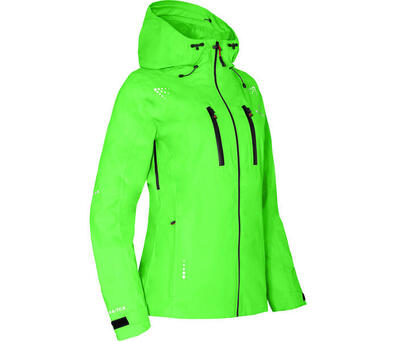 Regenjacke recycelt. Netzfutter. 20000 mm Wassersäule Blau