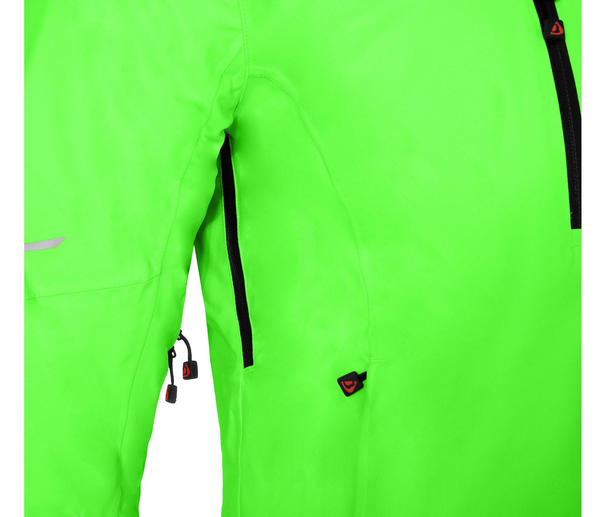 Regenjacke recycelt, Netzfutter, 20000 mm Wassersäule Grün 7/7