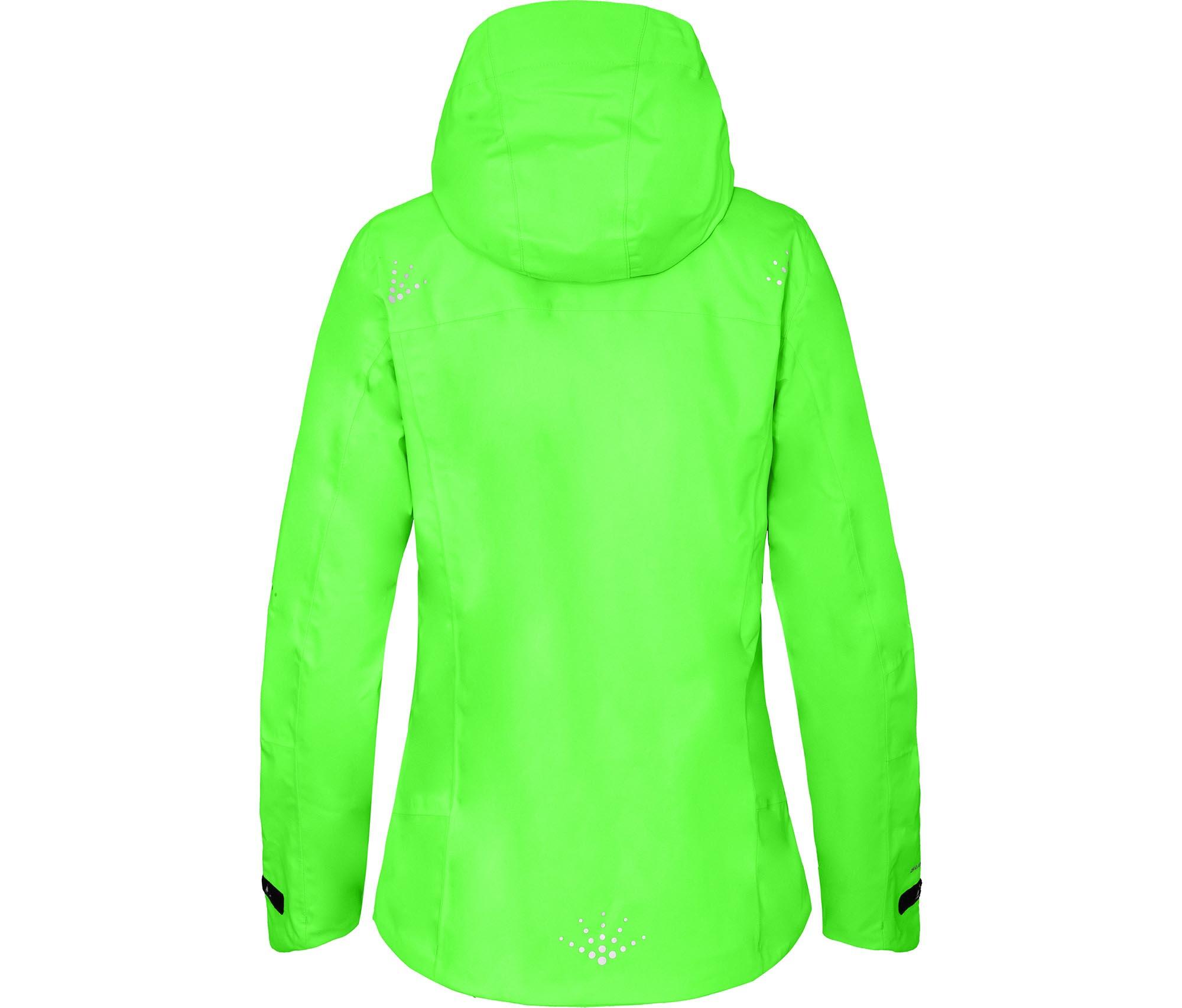 Regenjacke recycelt, Netzfutter, 20000 mm Wassersäule Grün 4/7