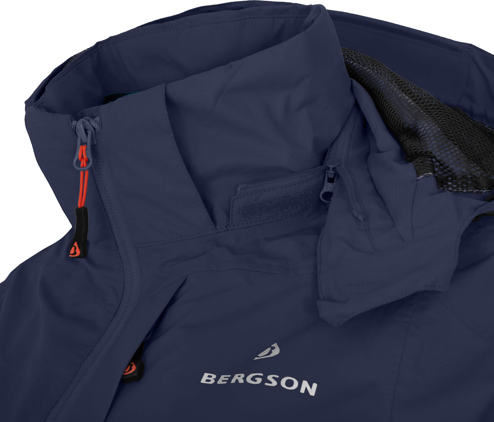 Rad-Regenjacke Netzfutter, 12000 mm Wassersäule blau 6/7
