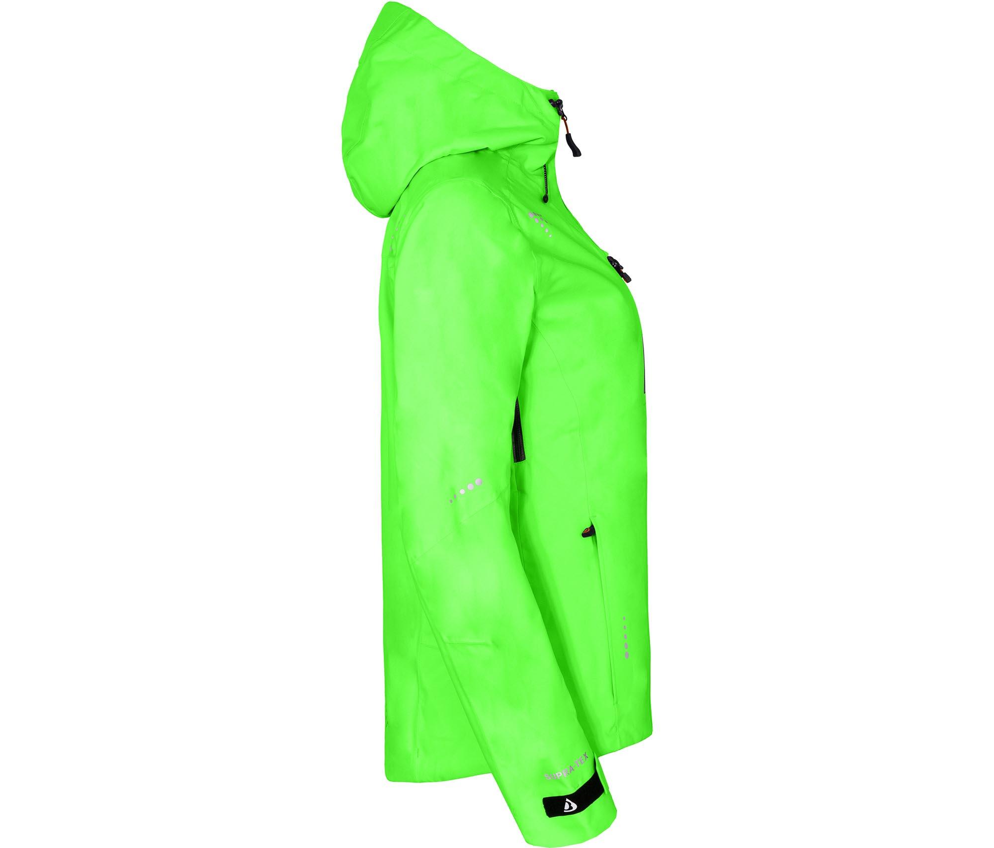Regenjacke recycelt, Netzfutter, 20000 mm Wassersäule Grün 3/7