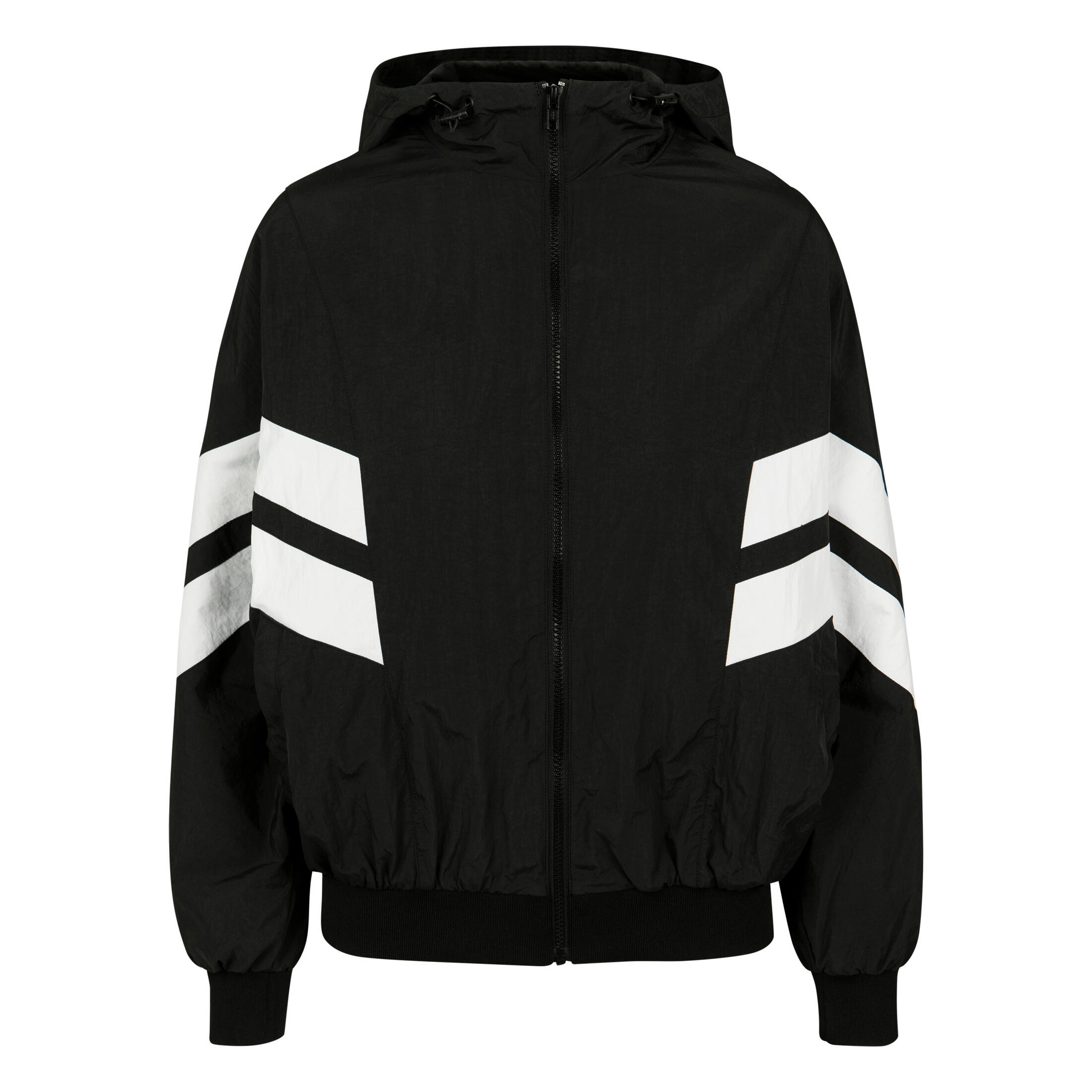 Urban Classics - Parka Femme Urban Classic Crinkle Batwing - Veste - Blanc|noir - 36 Xs - Decathlon