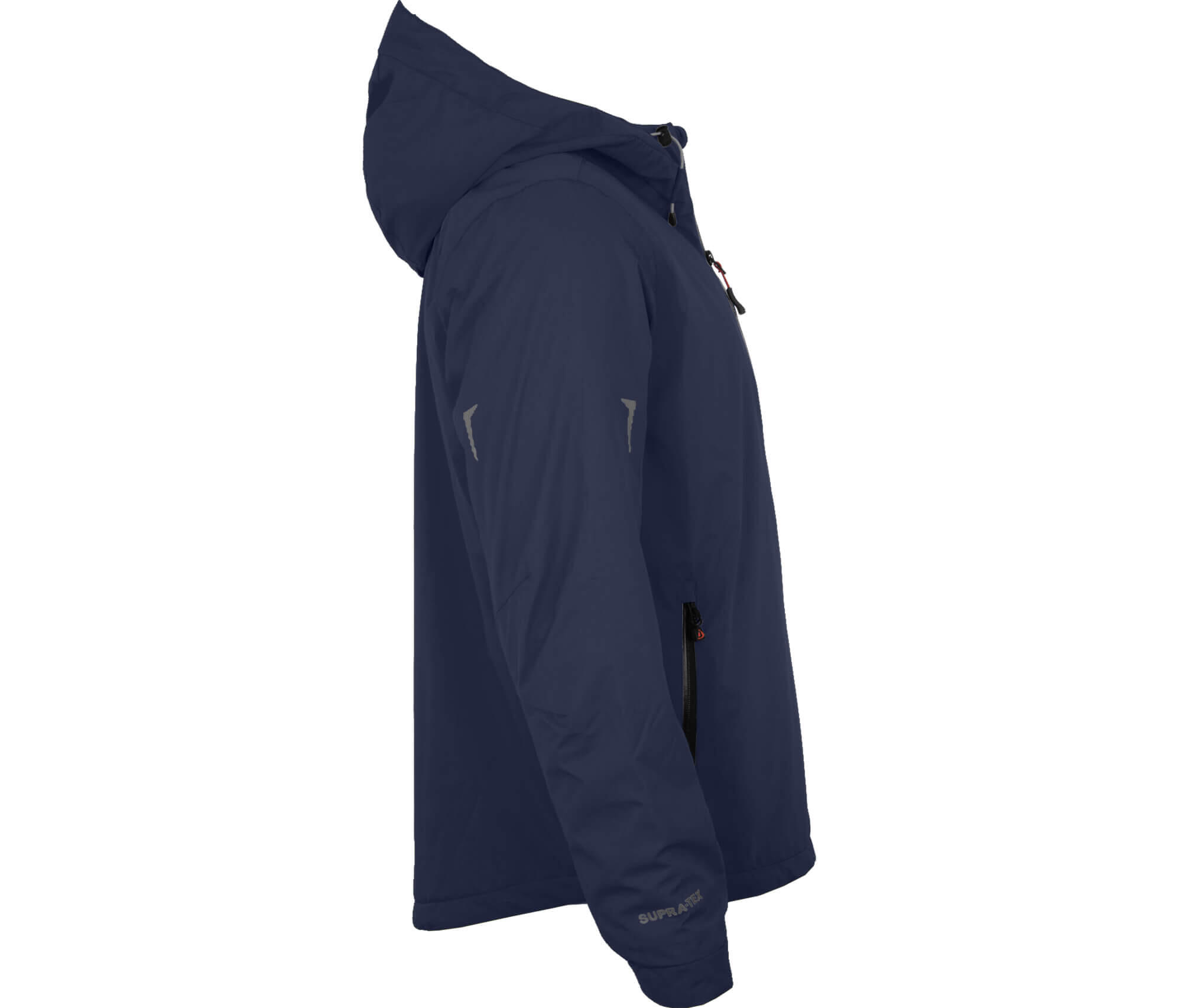 Regenjacke leicht wattiert, 12000 mm Wassersäule blau 4/5