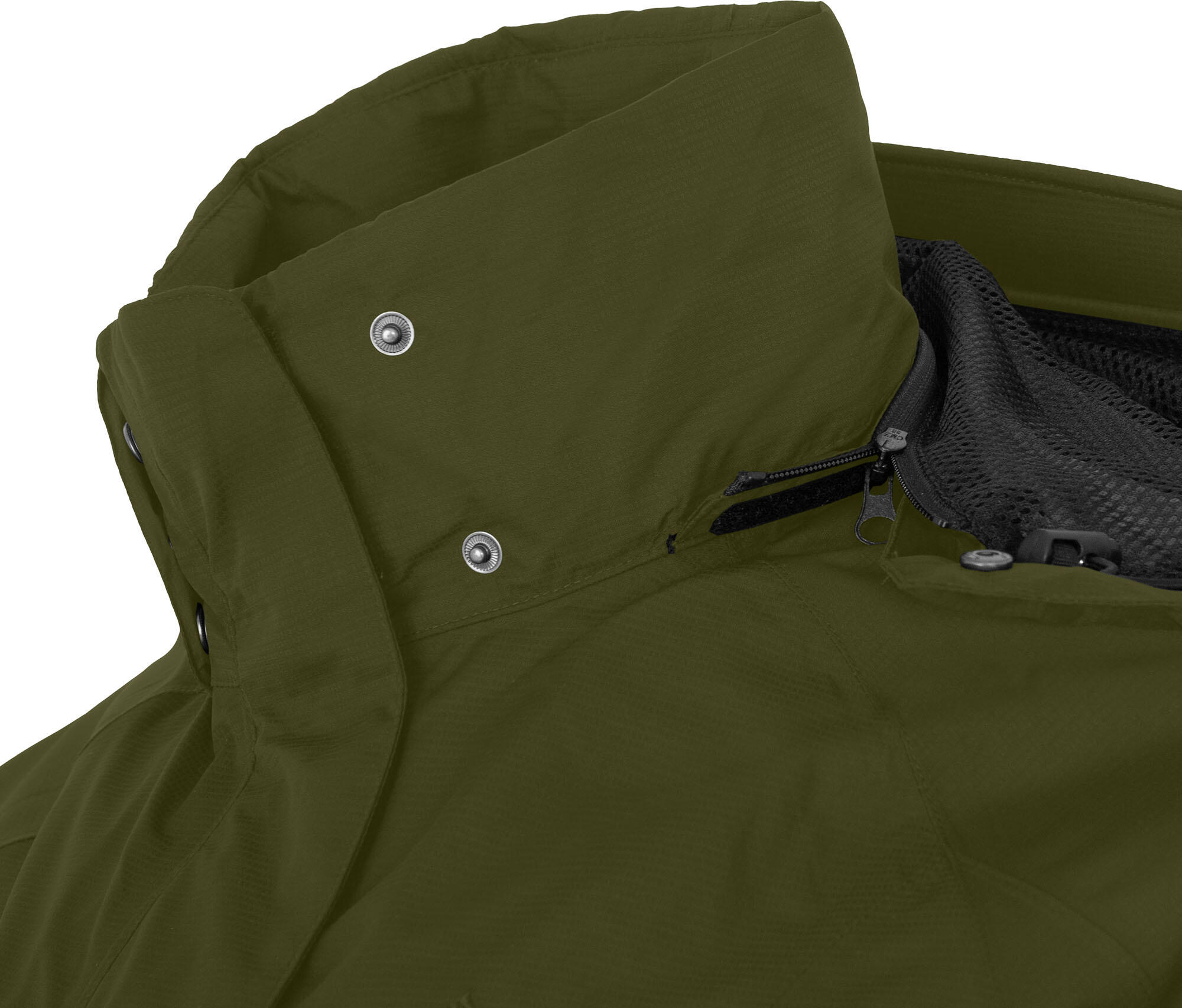 Regenjacke Netzfutter, 12000 mm Wassersäule gün 6/6
