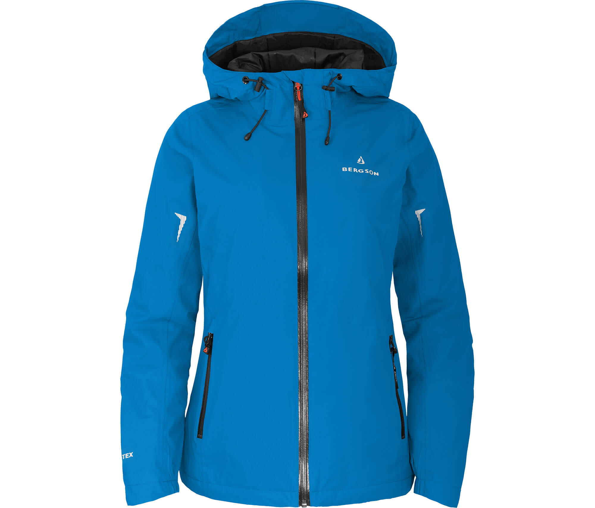 Regenjacke leicht wattiert, 12000 mm Wassersäule Blau 2/7