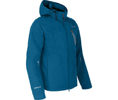 Rad-Regenjacke Netzfutter. 12000 mm Wassersäule Schwarz