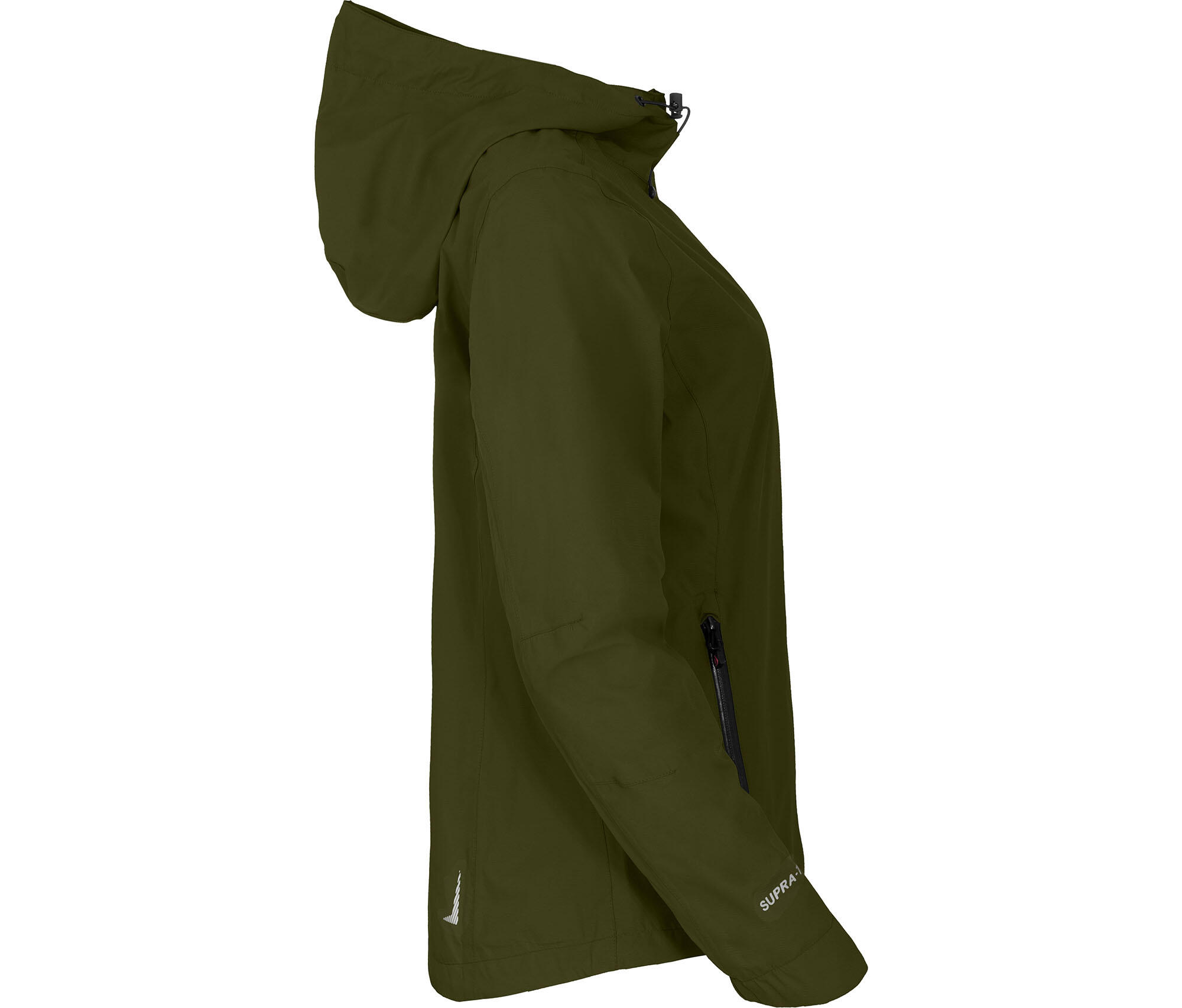 Regenjacke Netzfutter, 12000 mm Wassersäule grün 3/5
