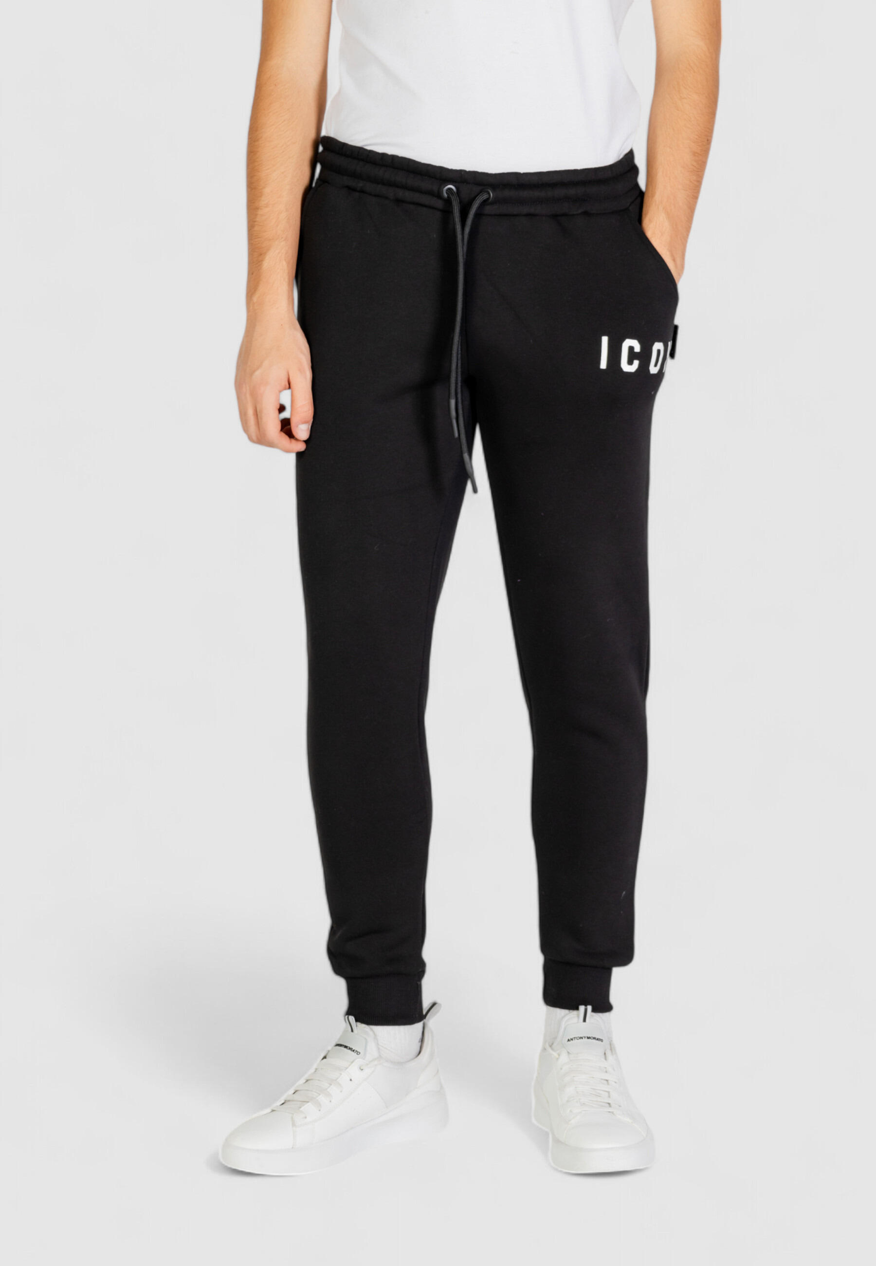 ICON Pantaloni Uomo IU9018P Black-White