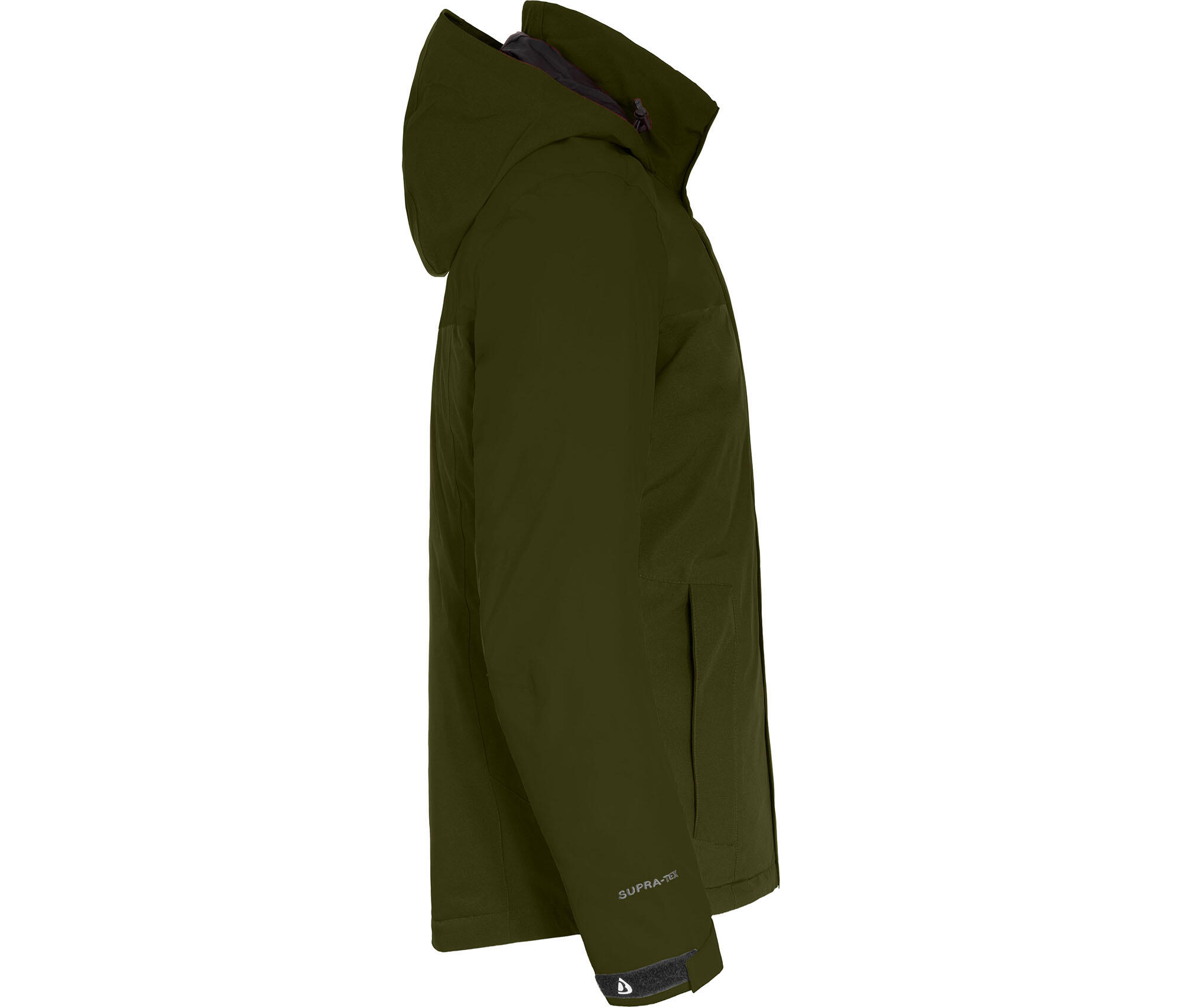 Winter-Regenjacke warm wattiert, 20000 mm Wassersäule, Innen Steppung grün 3/6