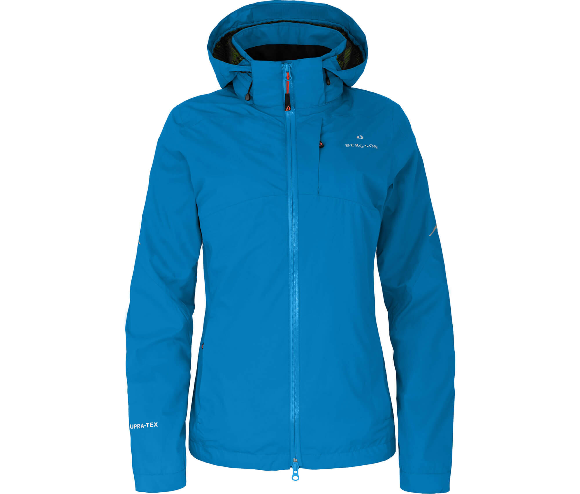 Rad-Regenjacke Netzfutter, 12000 mm Wassersäule Blau 2/7