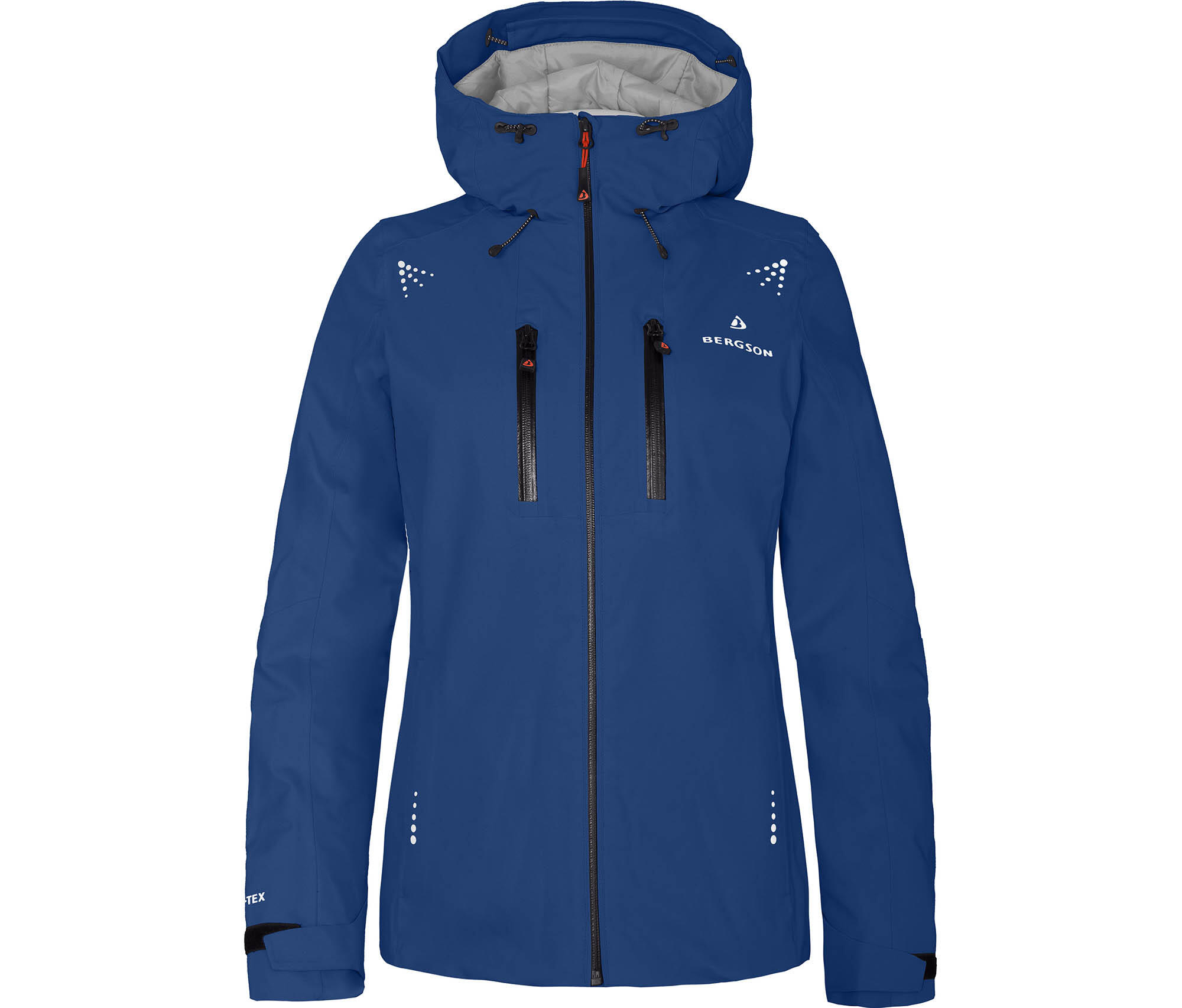 Regenjacke leicht wattiert, recycelt, 20000 mm Wassersäule Blau 2/6