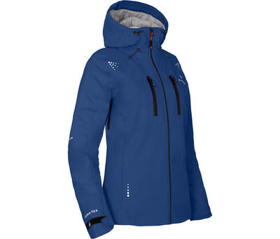 Regenjacke leicht wattiert. recycelt. 20000 mm Wassersäule Blau