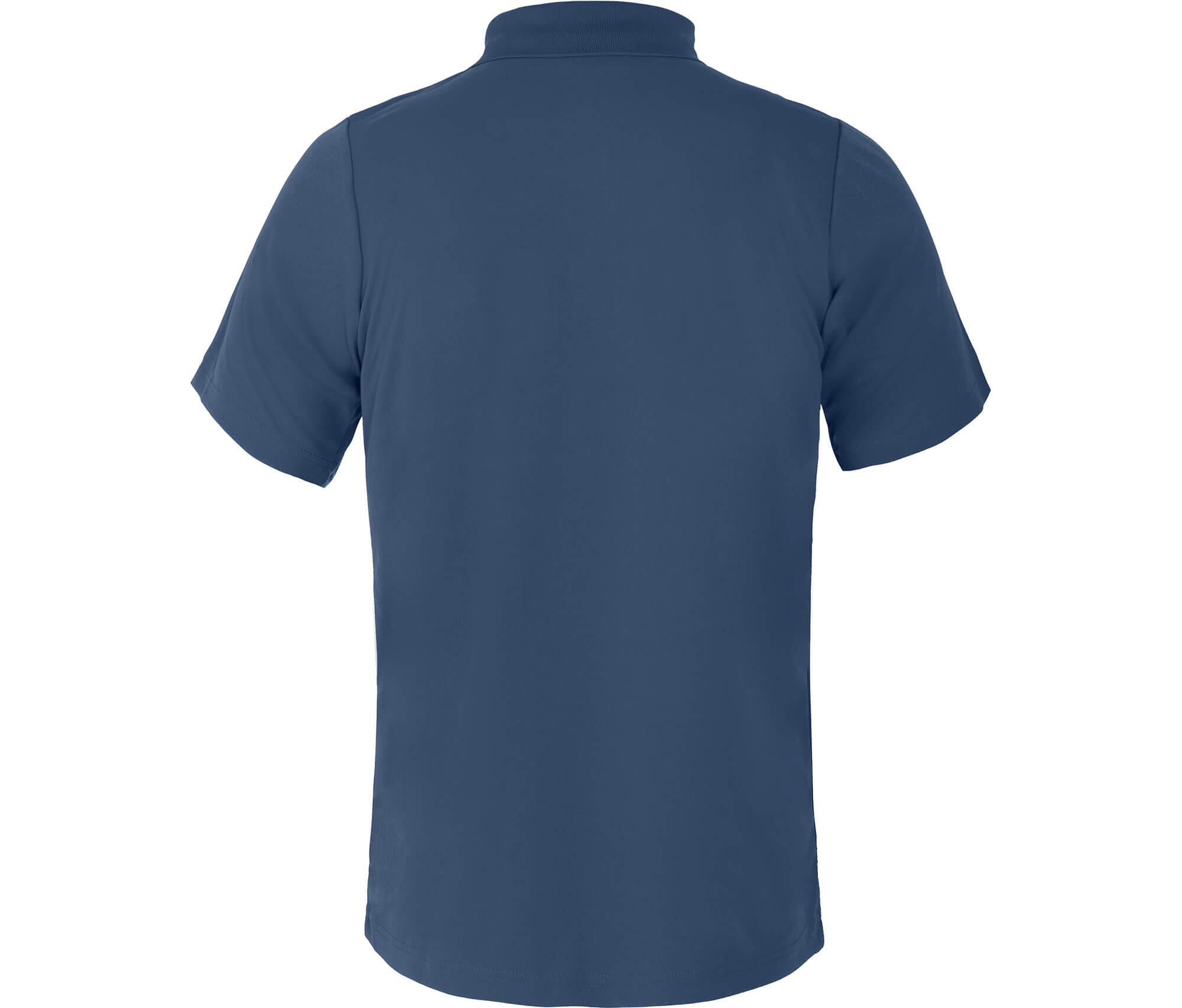 Polo-Shirt Knopfleiste, schnelltrocknend, Pique blau 3/3